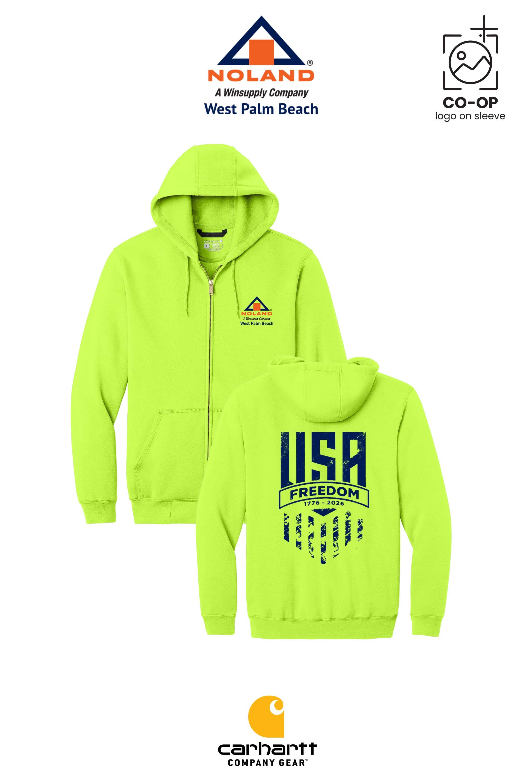 Carhartt® Midweight Hooded Zip-Front Sweatshirt - Noland West Palm Beach