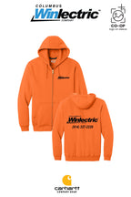 Carhartt® Midweight Hooded Zip-Front Sweatshirt - Columbus Winlectric