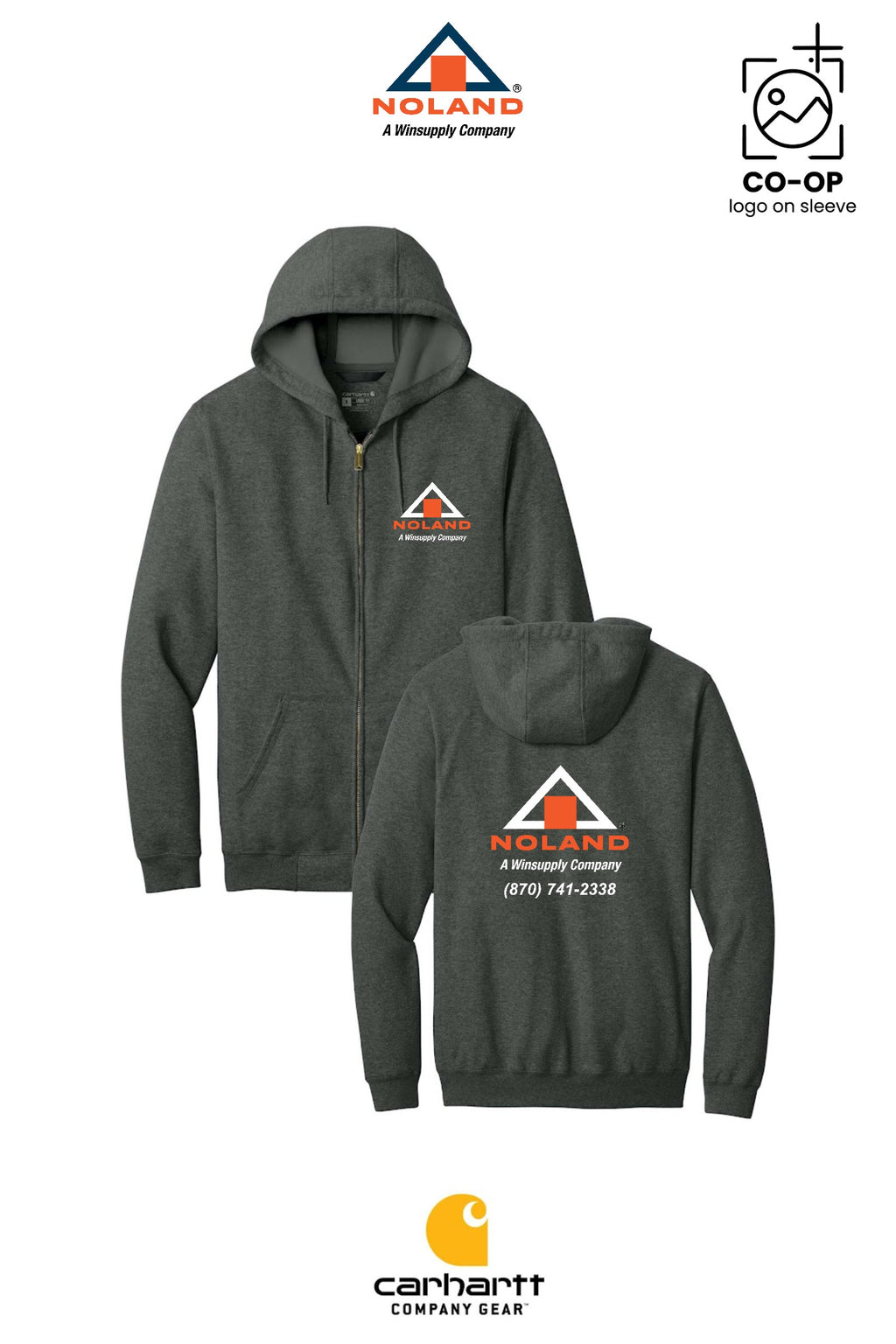 Carhartt® Midweight Hooded Zip-Front Sweatshirt - Harrison Noland
