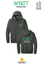 Carhartt® Midweight Hooded Zip-Front Sweatshirt - Wyatt Irrigation of Santa Rosa