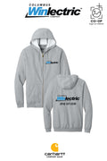 Carhartt® Midweight Hooded Zip-Front Sweatshirt - Columbus Winlectric