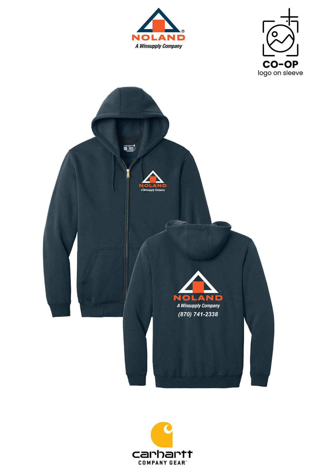 Carhartt® Midweight Hooded Zip-Front Sweatshirt - Harrison Noland