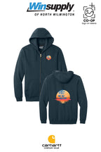 "WIN NOW" Carhartt® Midweight Hooded Zip-Front Sweatshirt - Winsupply N Wilmington NC (Copy)