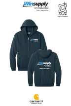 Carhartt® Midweight Hooded Zip-Front Sweatshirt - Winsupply Pensacola Fire & Fabrication