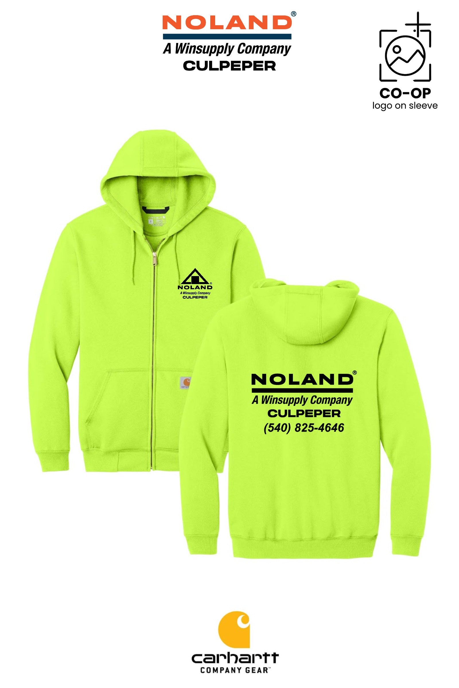 Carhartt® Midweight Hooded Zip-Front Sweatshirt - Culpeper Noland