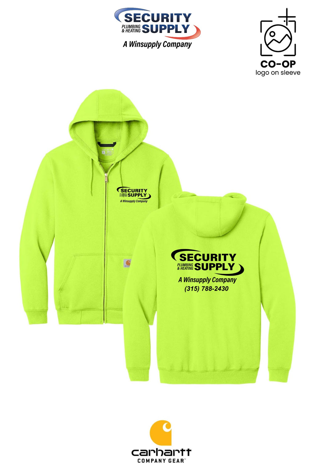 Carhartt® Midweight Hooded Zip-Front Sweatshirt - SPHS Watertown
