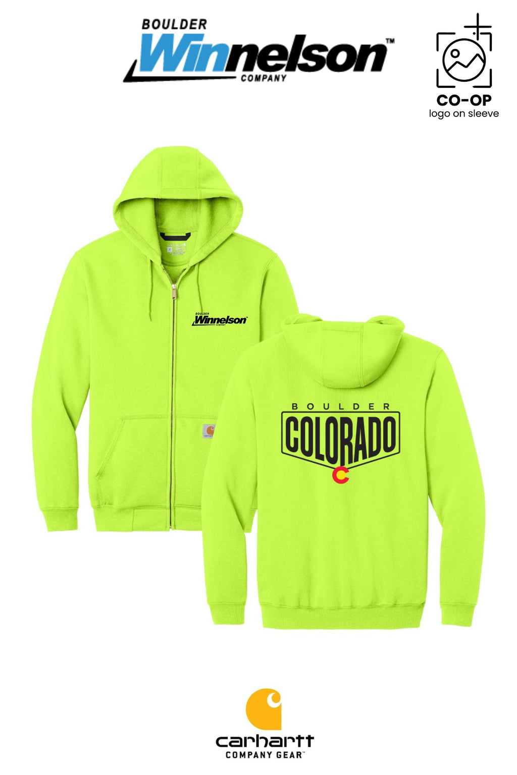 Carhartt® Midweight Hooded Zip-Front Sweatshirt - Boulder Winnelson