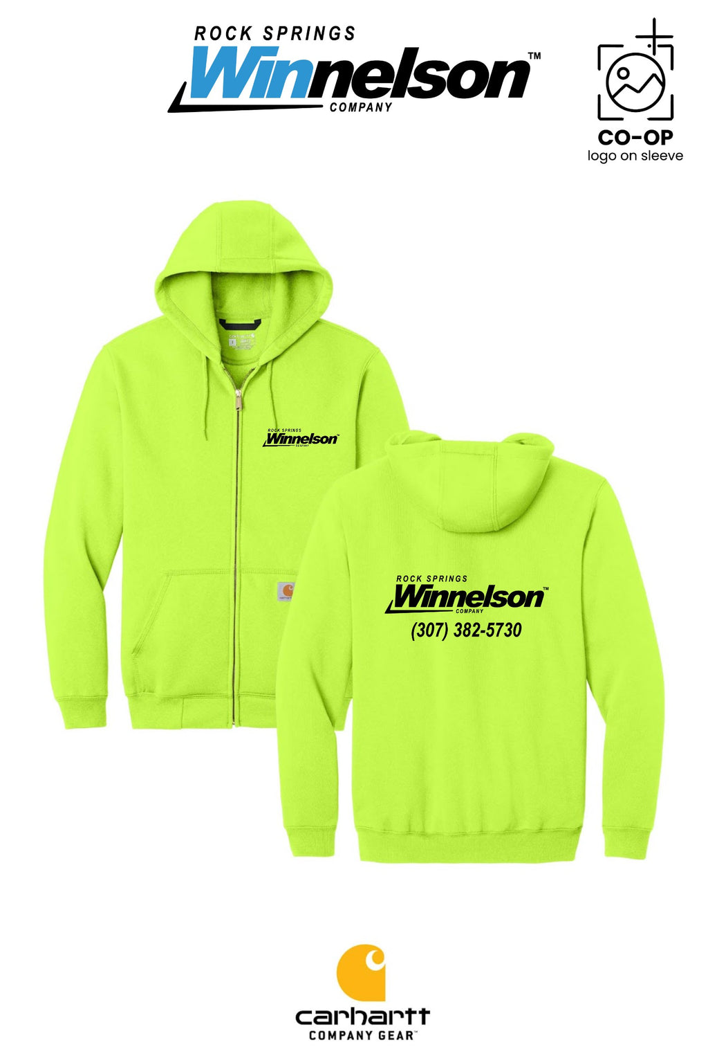 Carhartt® Midweight Hooded Zip-Front Sweatshirt - Rock Springs Winnelson