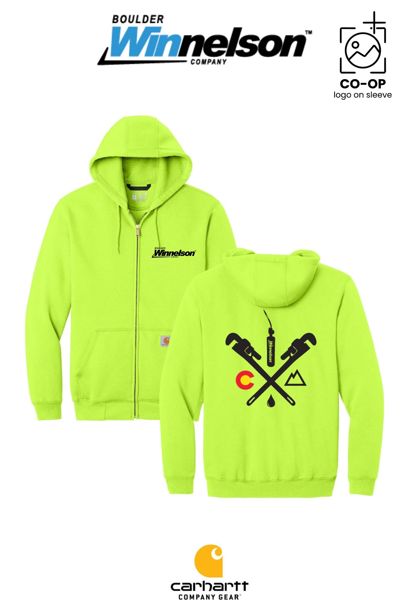 Carhartt® Midweight Hooded Zip-Front Sweatshirt - Boulder Winnelson
