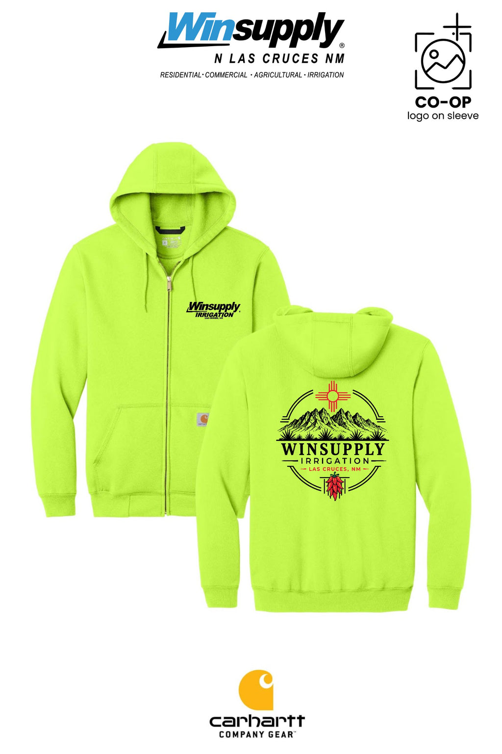 Carhartt® Midweight Hooded Zip-Front Sweatshirt - Winsupply N Las Cruces NM