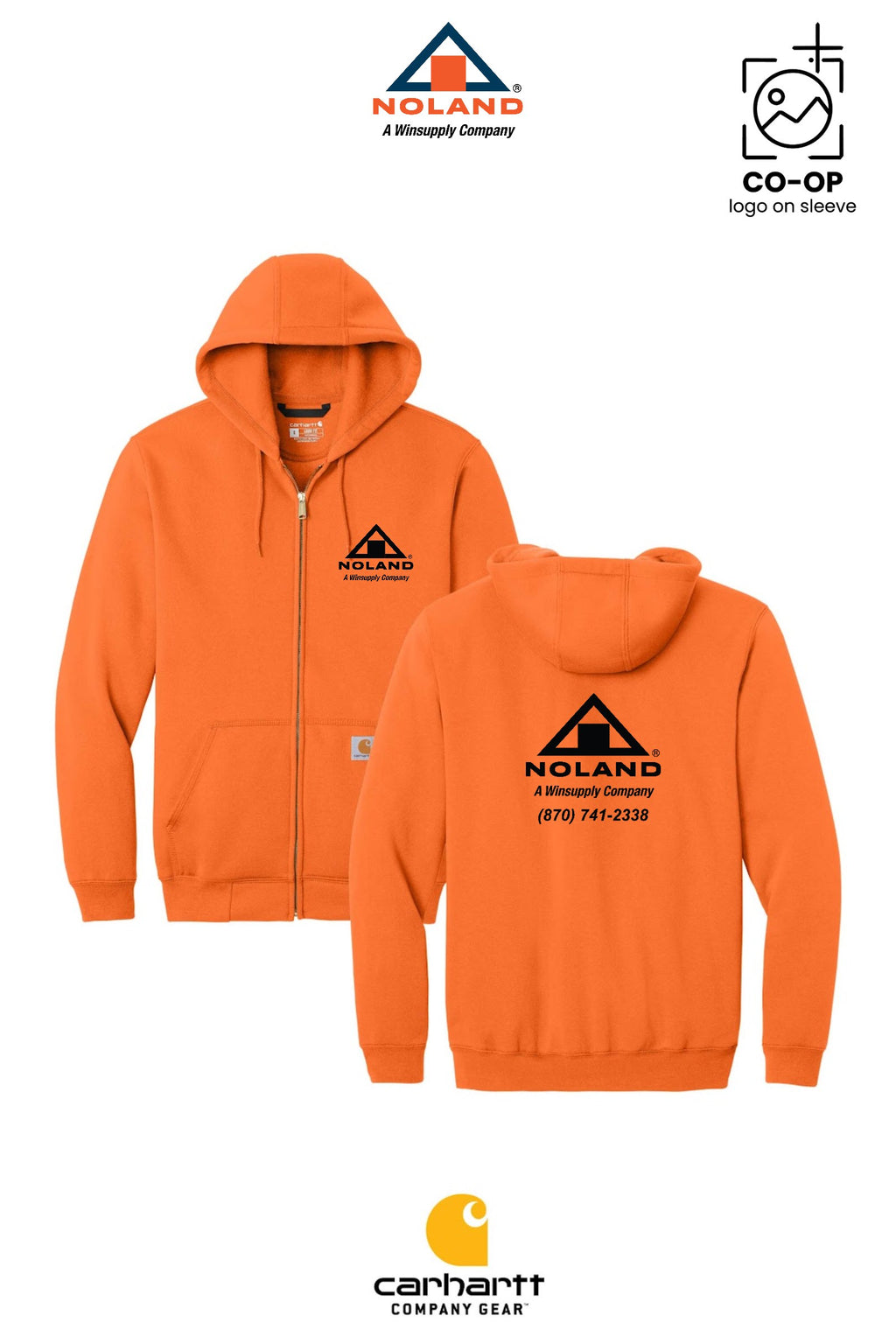 Carhartt® Midweight Hooded Zip-Front Sweatshirt - Harrison Noland