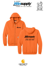Carhartt® Midweight Hooded Zip-Front Sweatshirt - M. Cooper Winsupply Co.