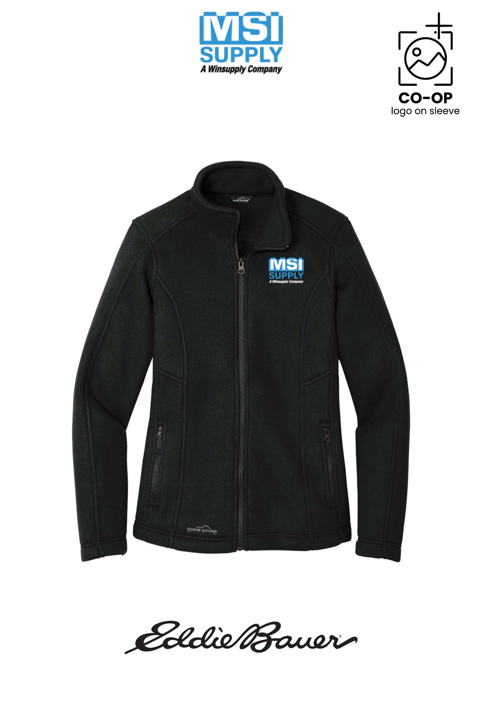 Eddie Bauer® Women's Full-Zip Fleece Jacket - MSI Supply