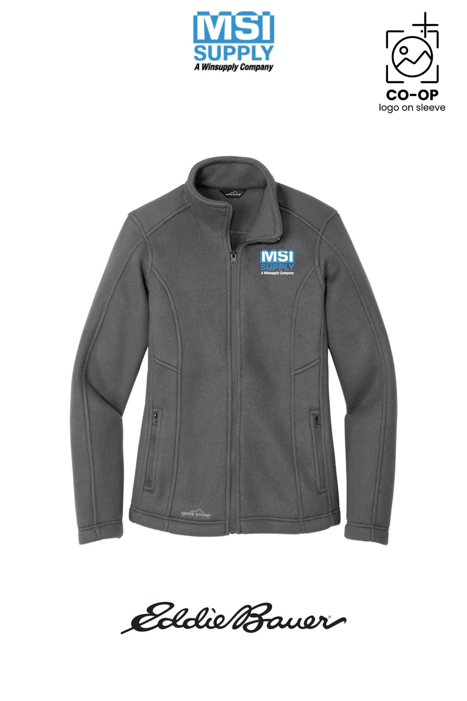 Eddie Bauer® Women's Full-Zip Fleece Jacket - MSI Supply