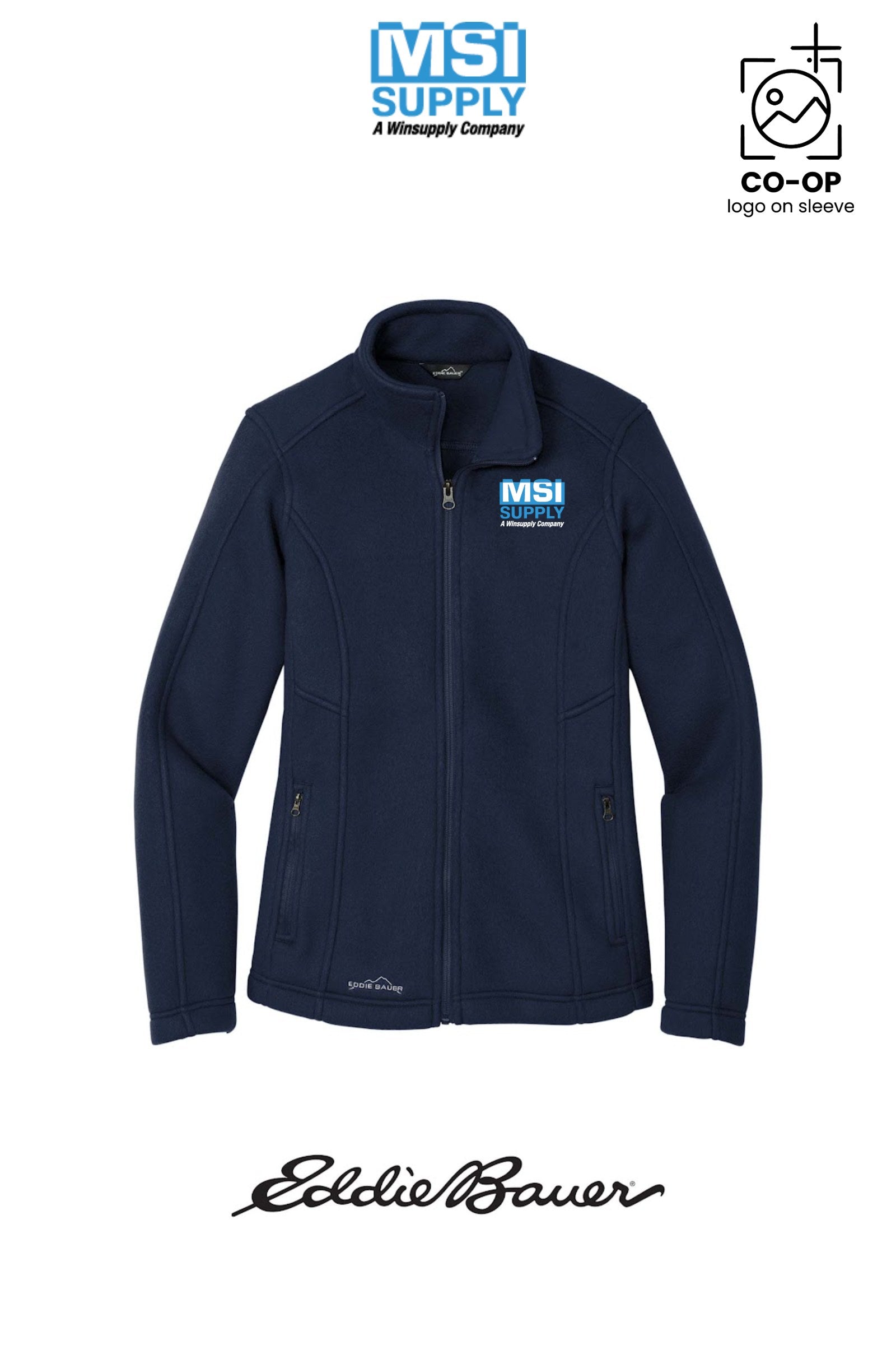 Eddie Bauer® Women's Full-Zip Fleece Jacket - MSI Supply