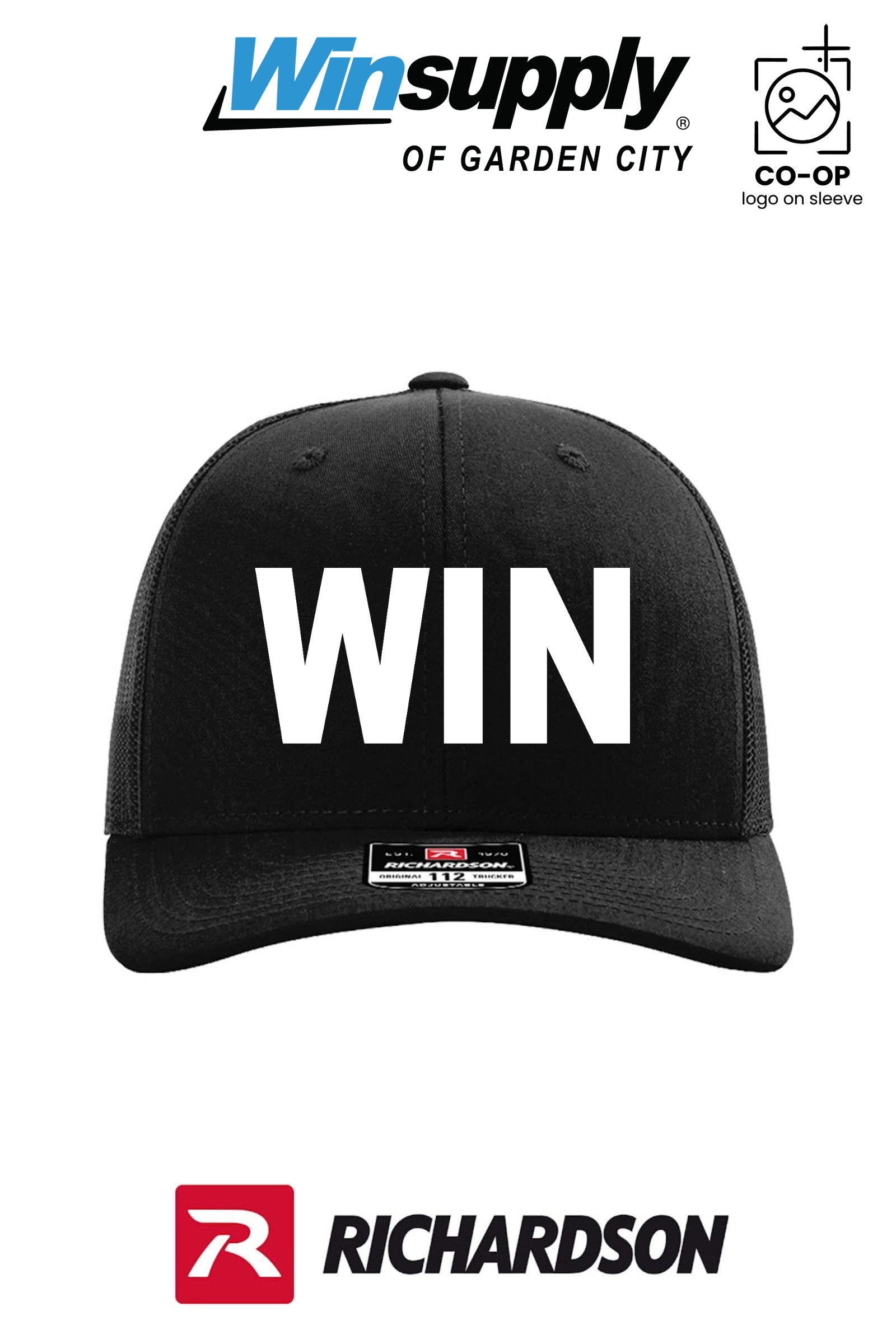 WIN *text only* Richardson 112 Trucker Cap - Winsupply Garden City KS Co.