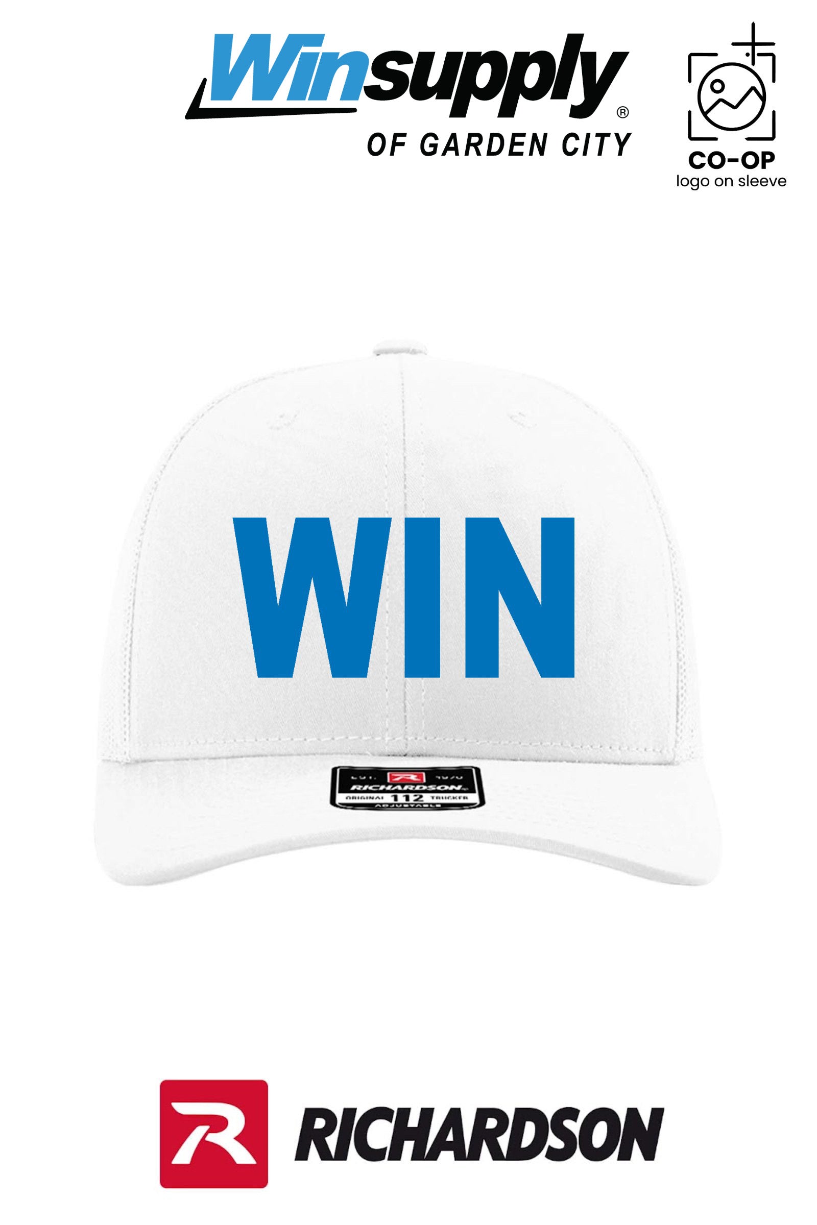 WIN *text only* Richardson 112 Trucker Cap - Winsupply Garden City KS Co.