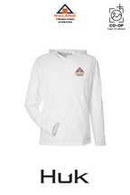 HUK Men's LoPro Pursuit Long Sleeve Hooded T-Shirt - Kinston Noland