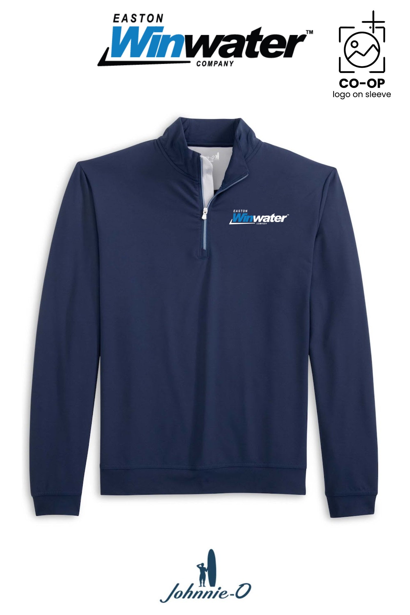 Johnnie-O MOTION 1/4 Zip - Easton Winwater