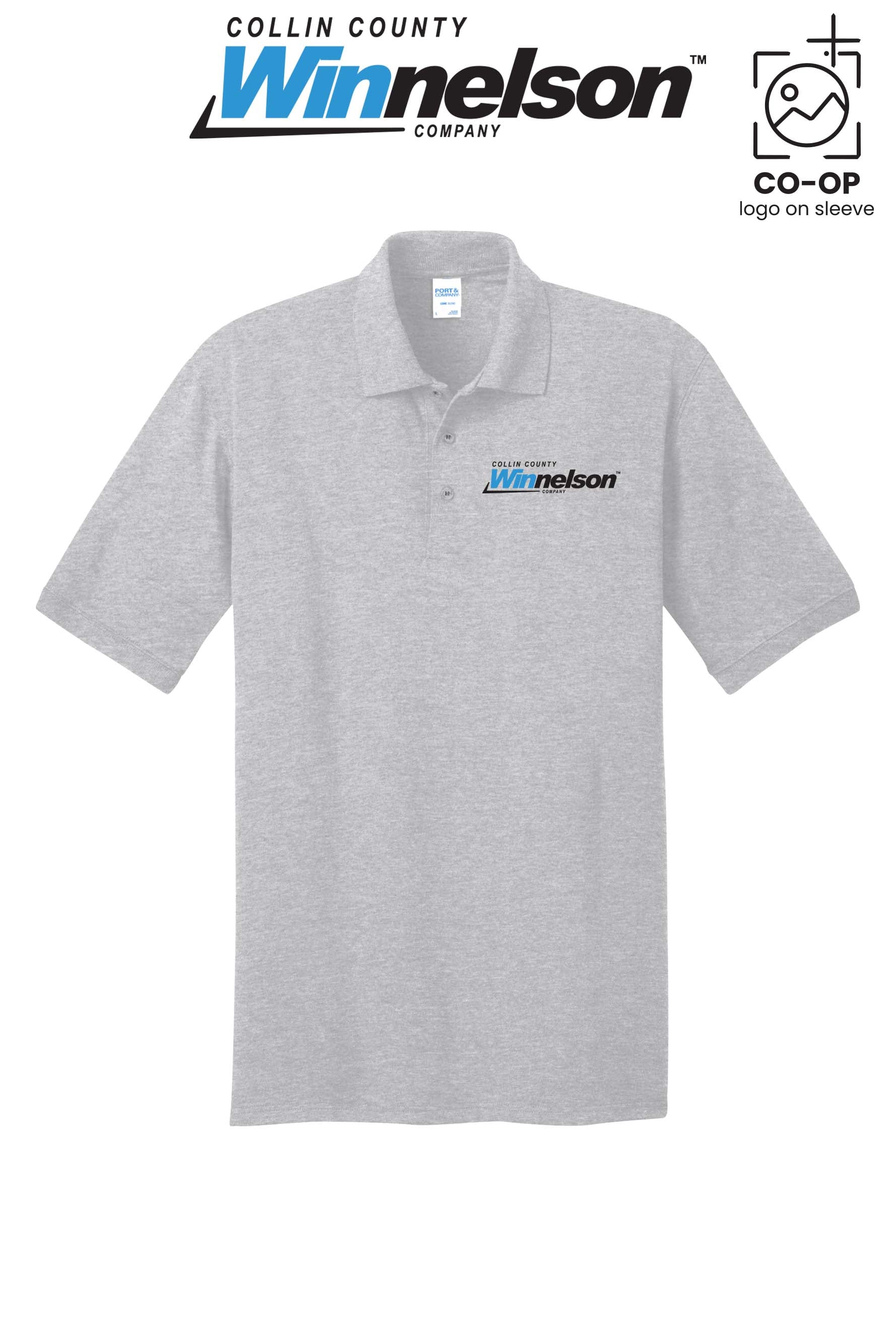 Port & Co™ Core Blend Jersey Knit Polo - Collin County Winnelson