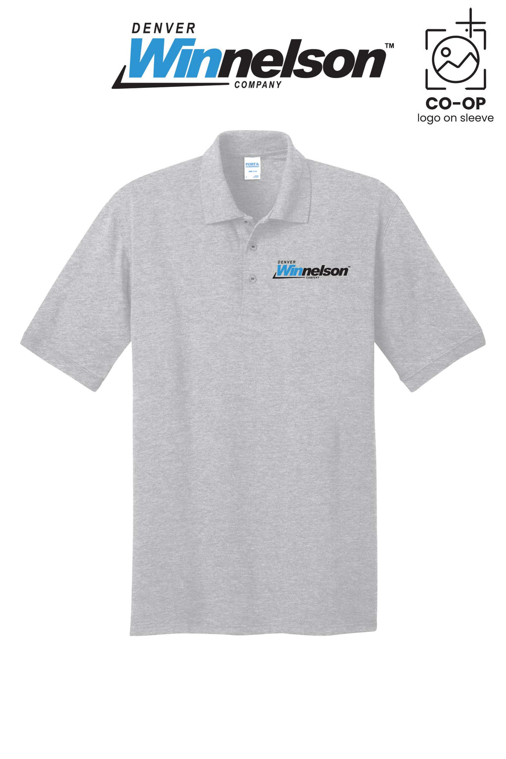 Port & Co™ Core Blend Jersey Knit Polo - Denver Winnelson