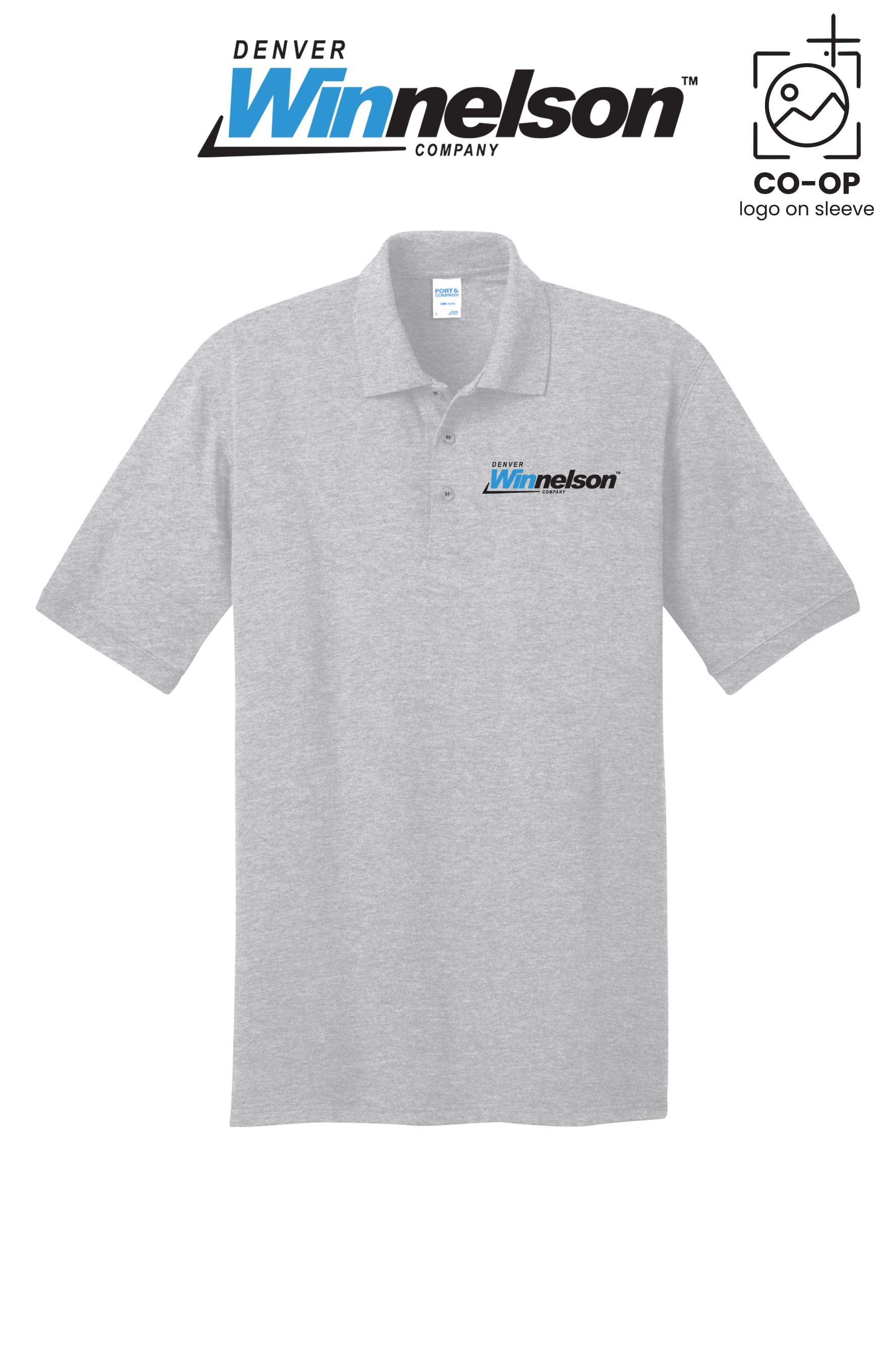 Port & Co™ Core Blend Jersey Knit Polo - Denver Winnelson