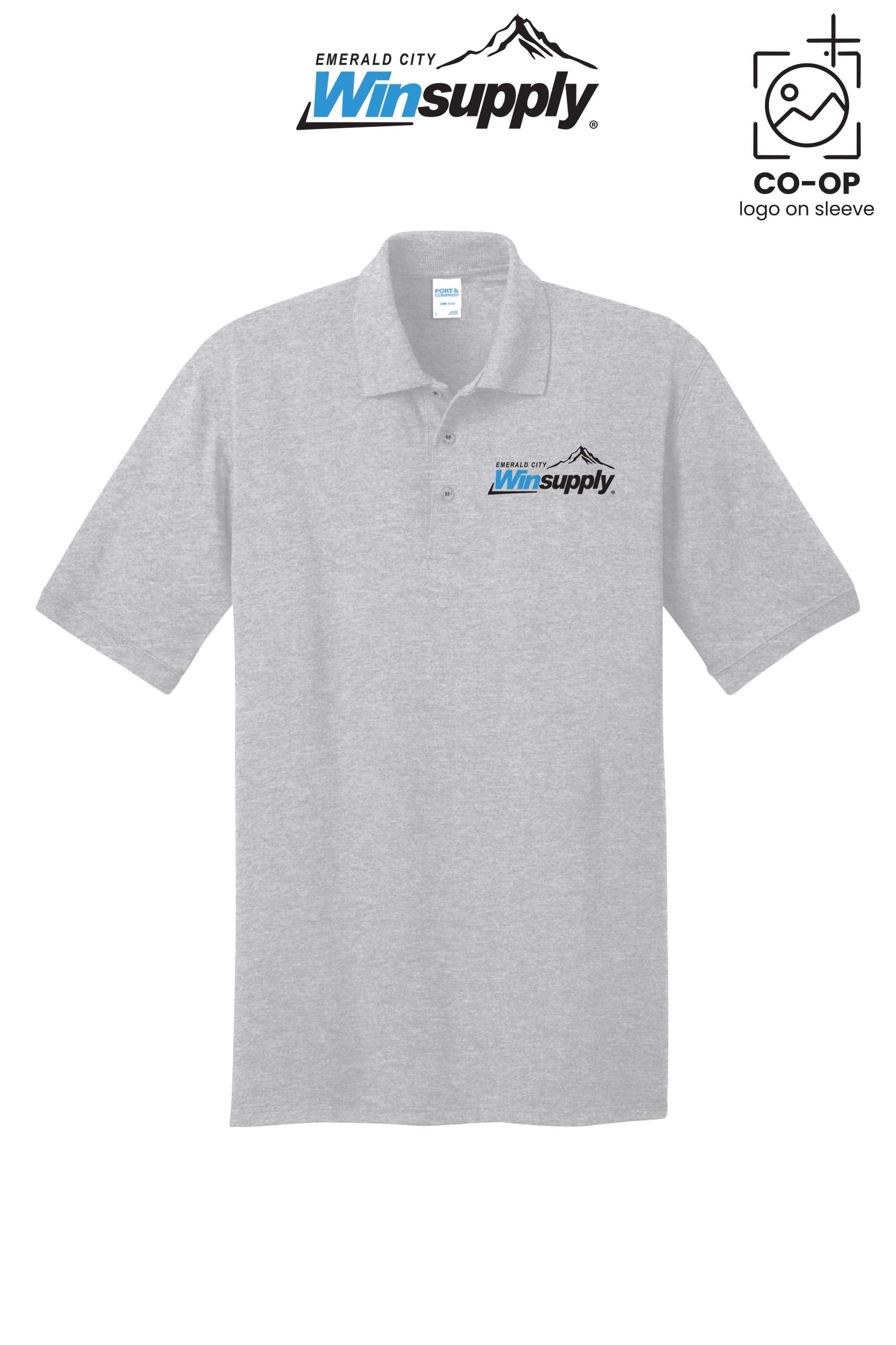 Port & Co™ Core Blend Jersey Knit Polo - Winsupply Emerald City