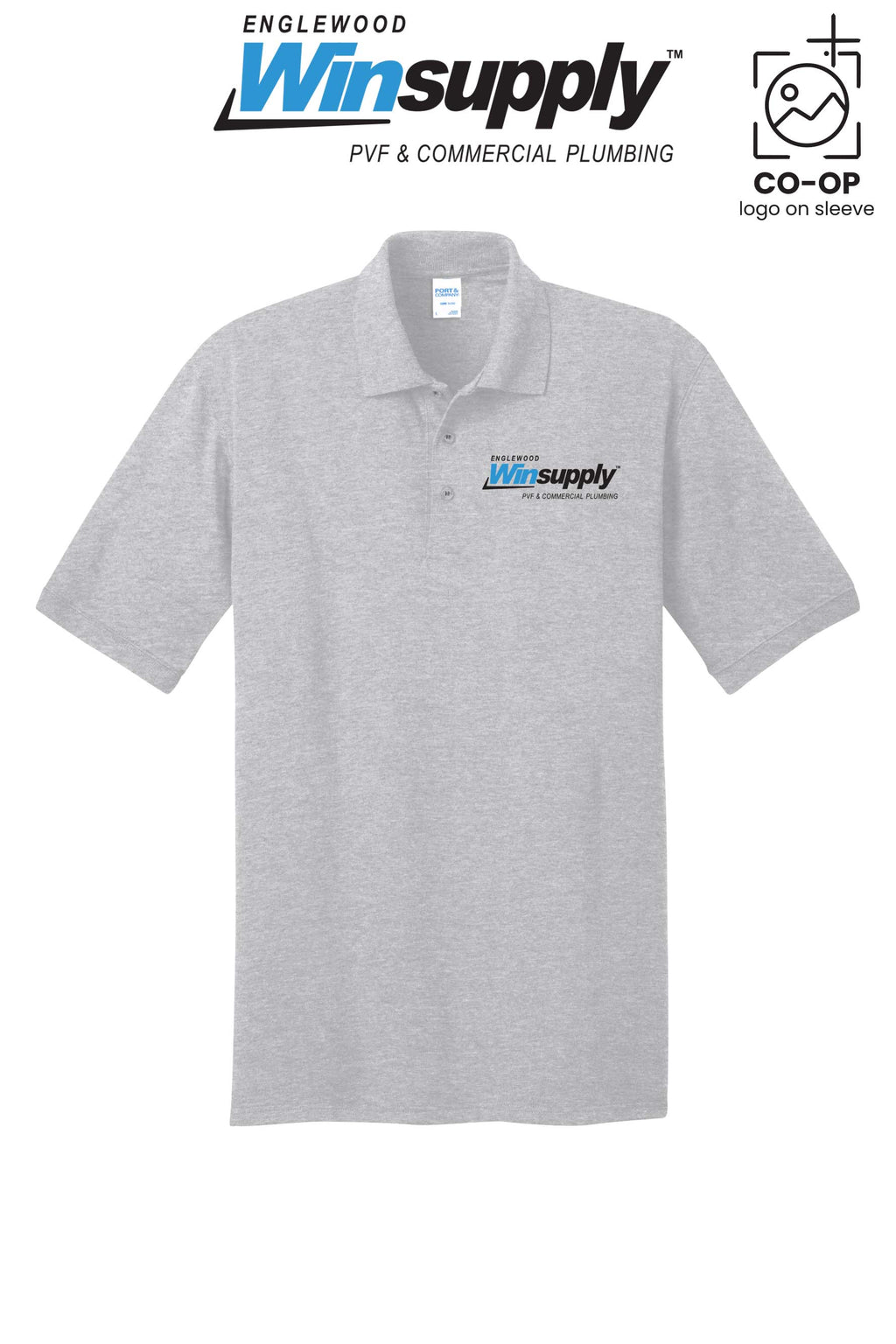 Port & Co™ Core Blend Jersey Knit Polo - Englewood Winsupply