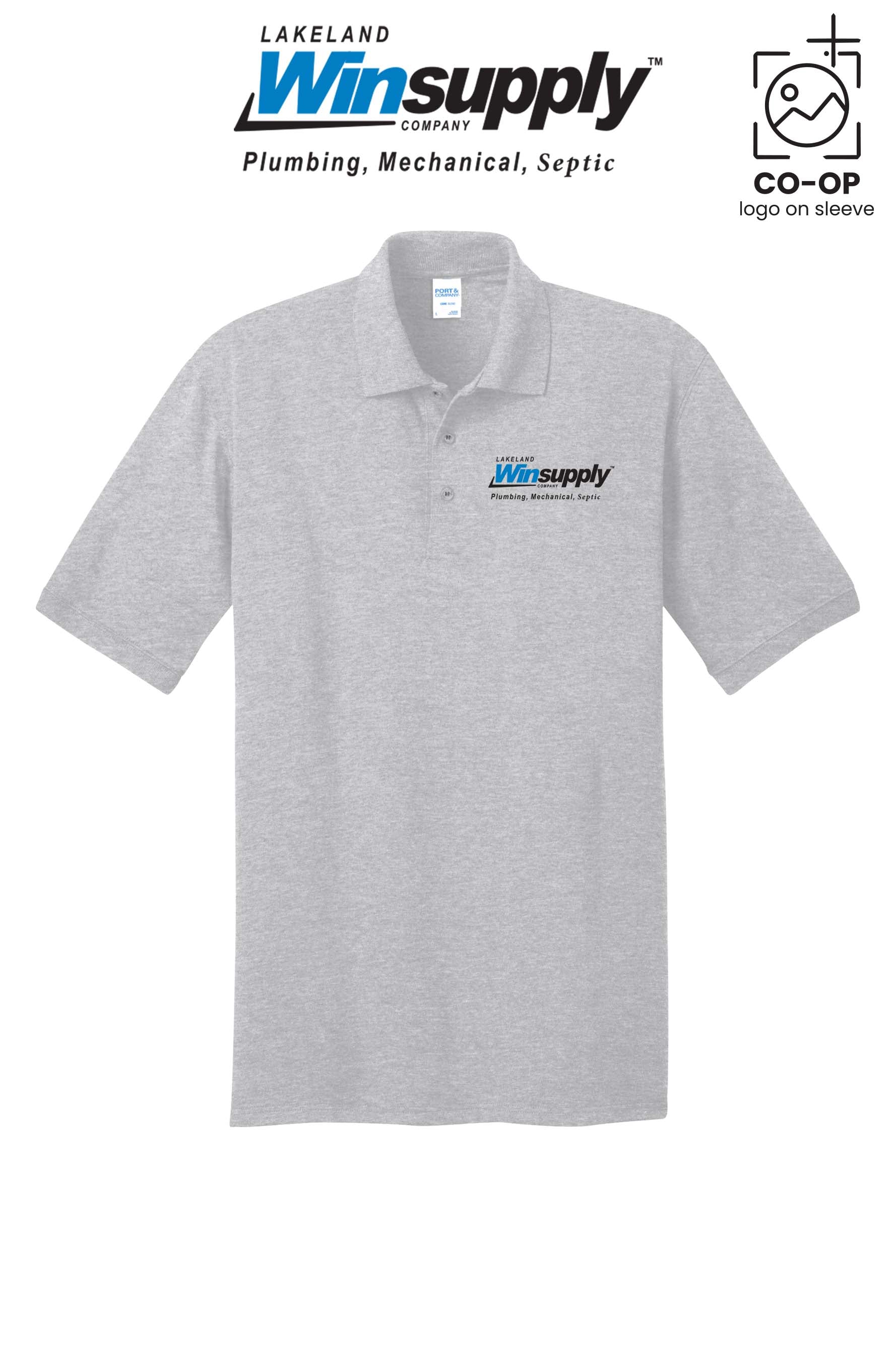 Port & Co™ Core Blend Jersey Knit Polo - Lakeland Winsupply