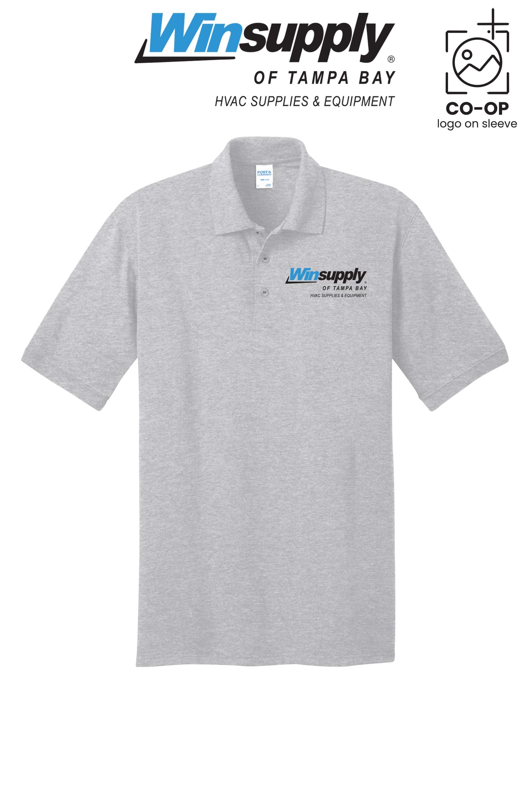 Port & Co™ Core Blend Jersey Knit Polo - Winsupply of Tampa Bay