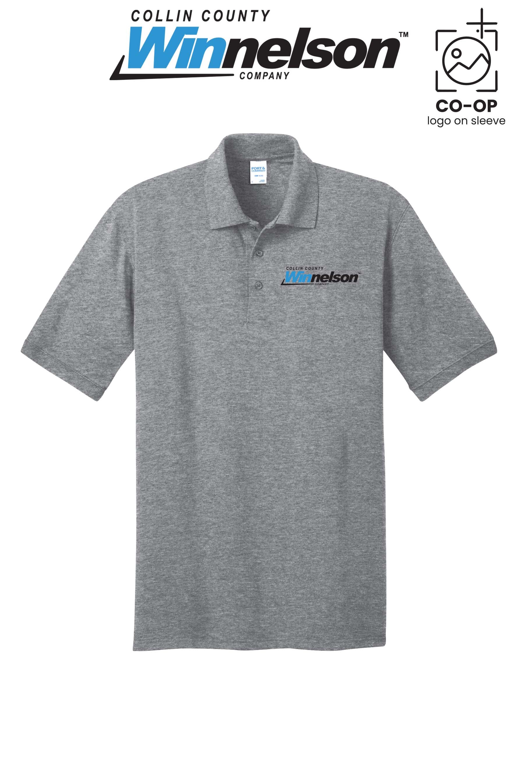 Port & Co™ Core Blend Jersey Knit Polo - Collin County Winnelson