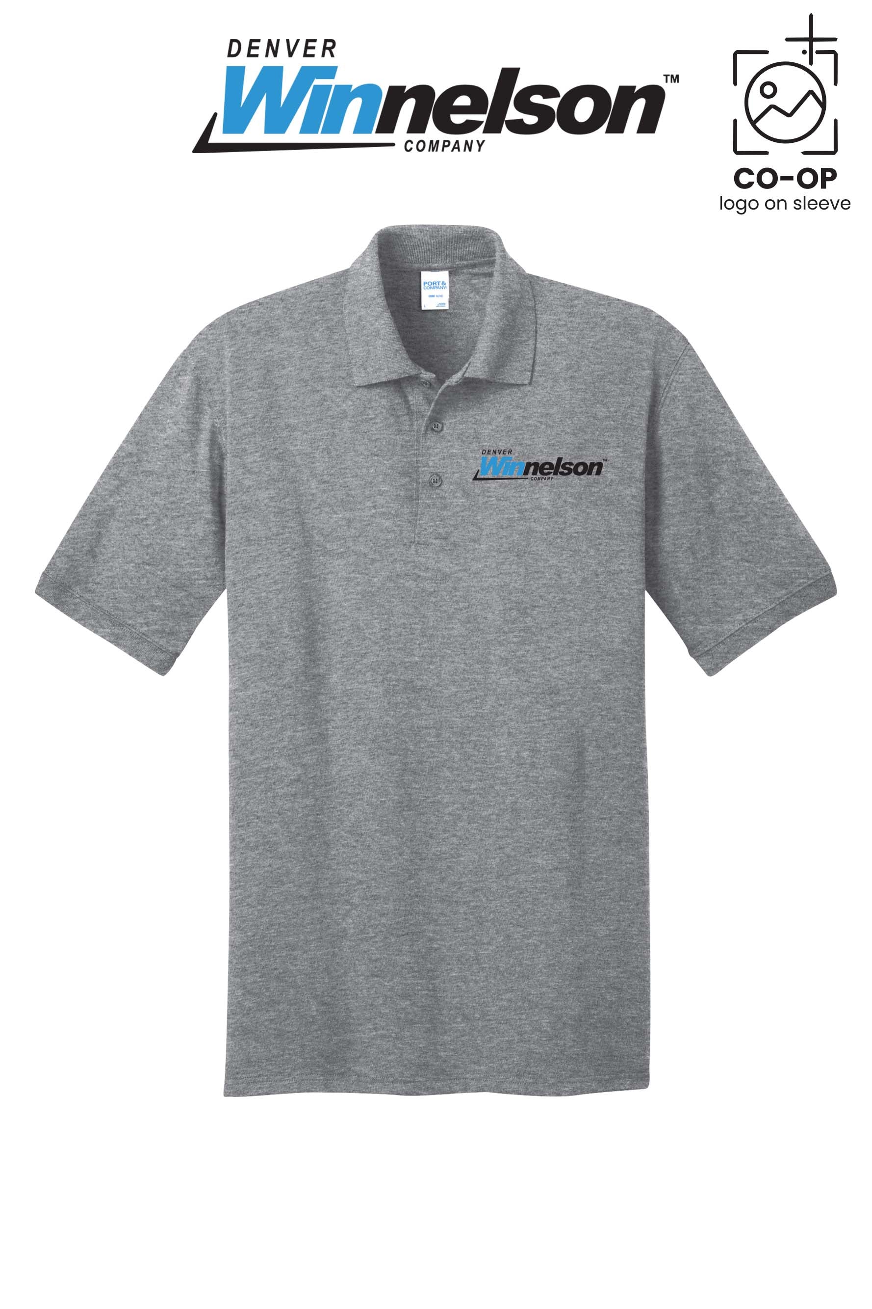 Port & Co™ Core Blend Jersey Knit Polo - Denver Winnelson