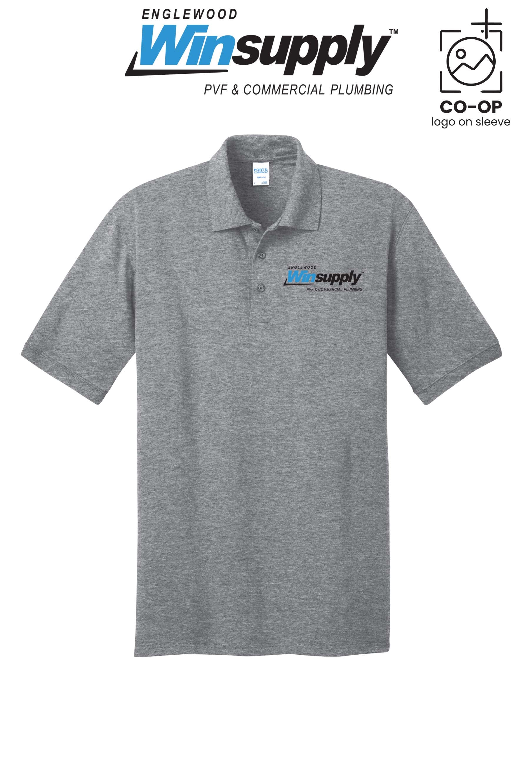 Port & Co™ Core Blend Jersey Knit Polo - Englewood Winsupply