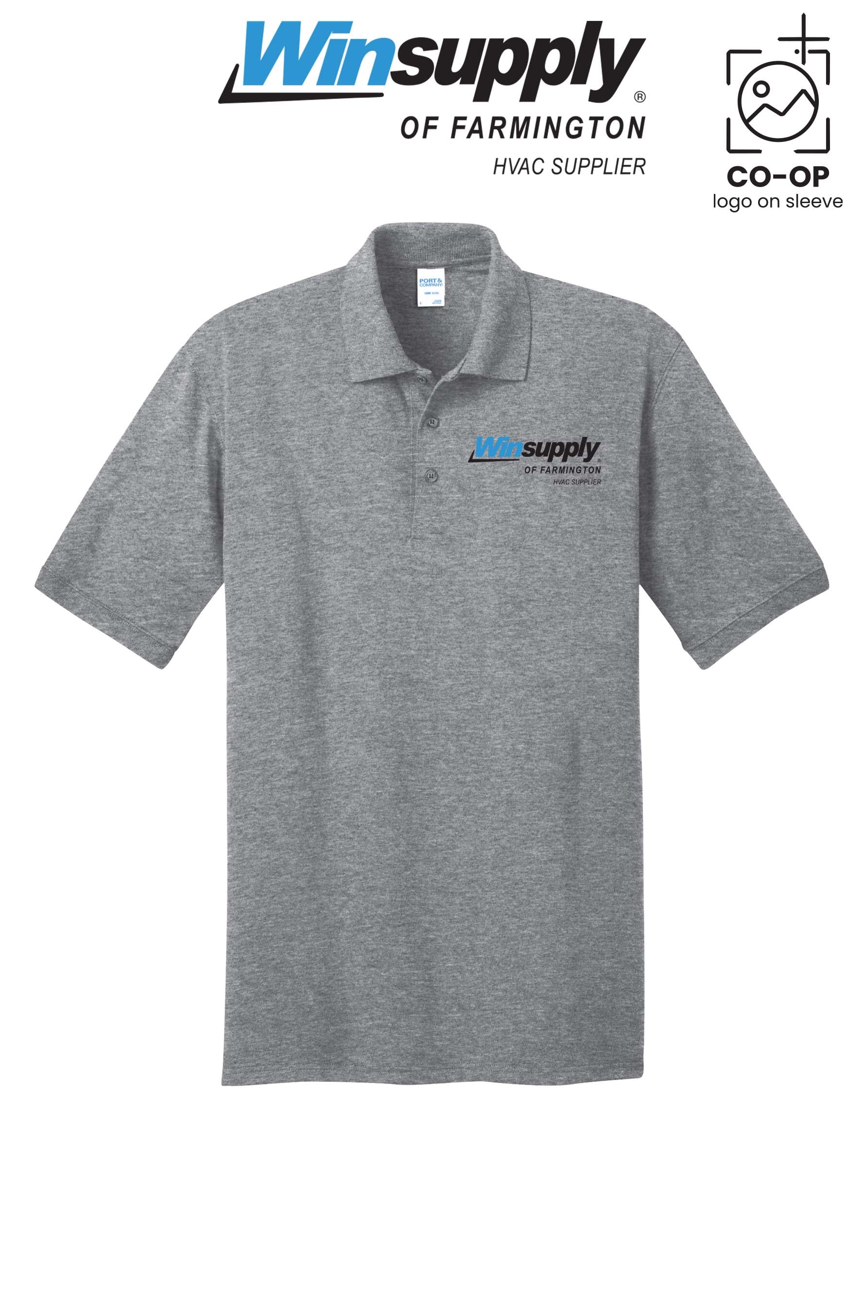 Port & Co™ Core Blend Jersey Knit Polo - Winsupply of Farmington