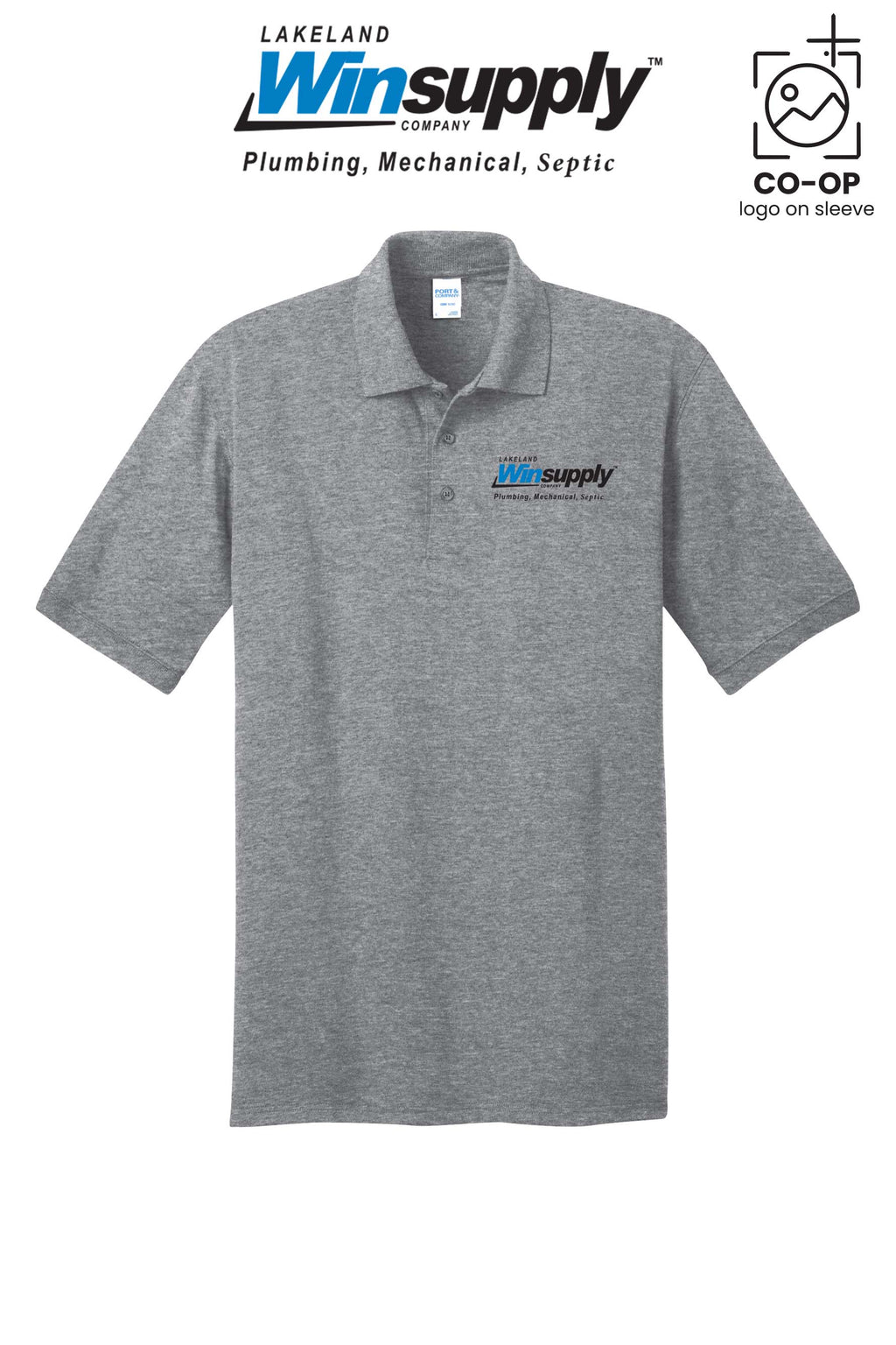 Port & Co™ Core Blend Jersey Knit Polo - Lakeland Winsupply