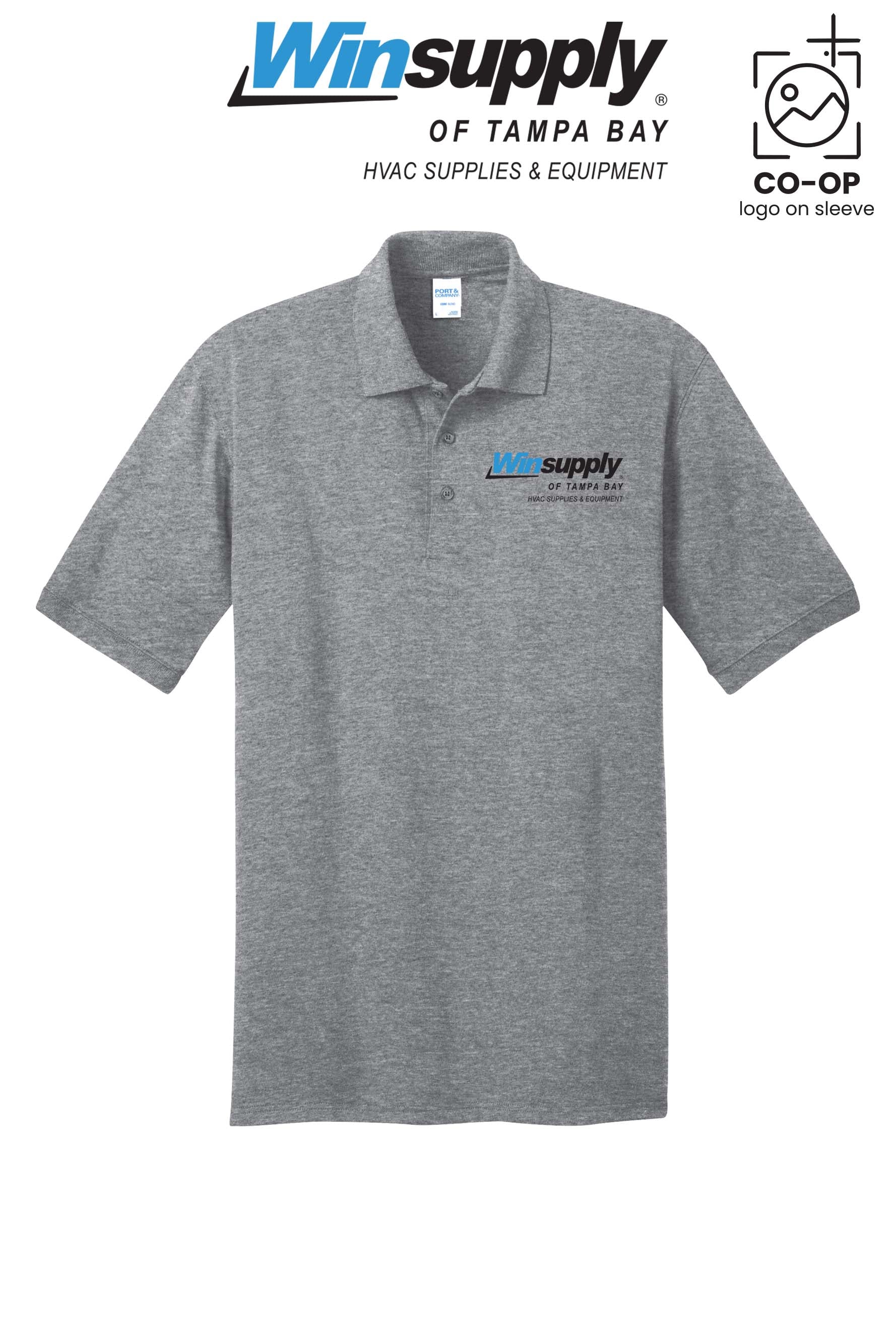 Port & Co™ Core Blend Jersey Knit Polo - Winsupply of Tampa Bay