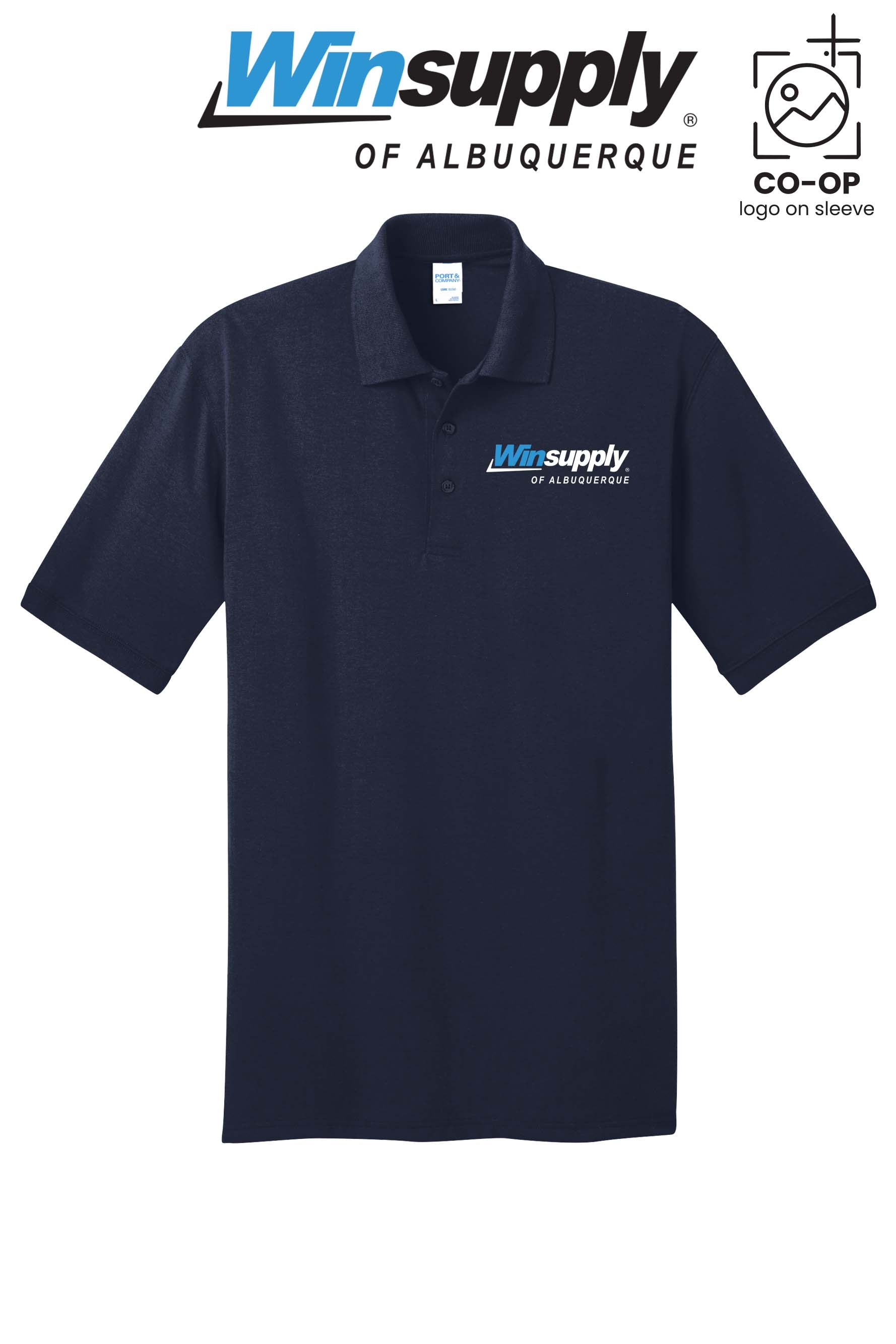 Port & Co™ Core Blend Jersey Knit Polo - Winsupply of Albuquerque