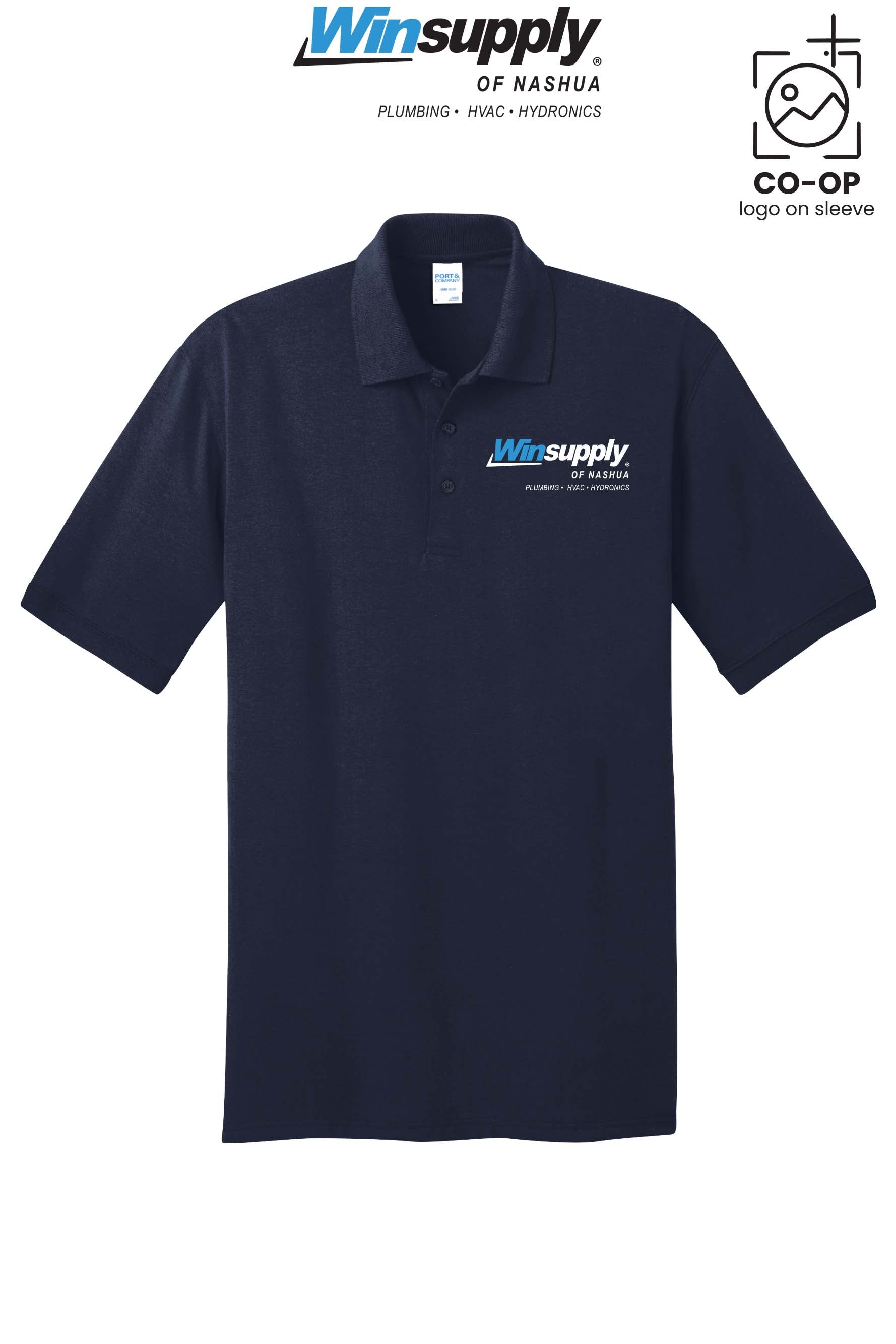 Port & Co™ Core Blend Jersey Knit Polo - Winsupply of Nashua