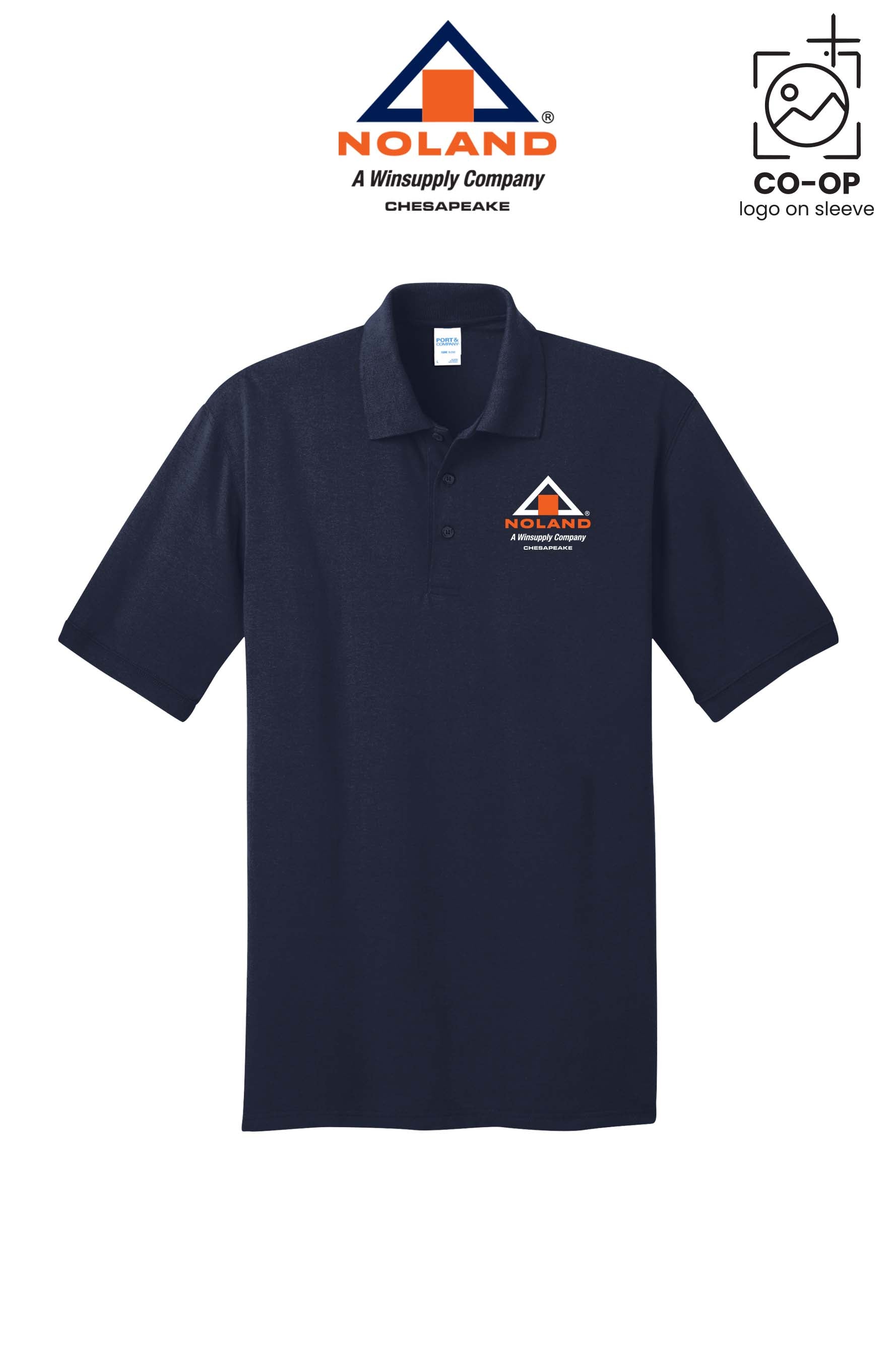 Port & Co™ Core Blend Jersey Knit Polo - Noland Company Chesapeake