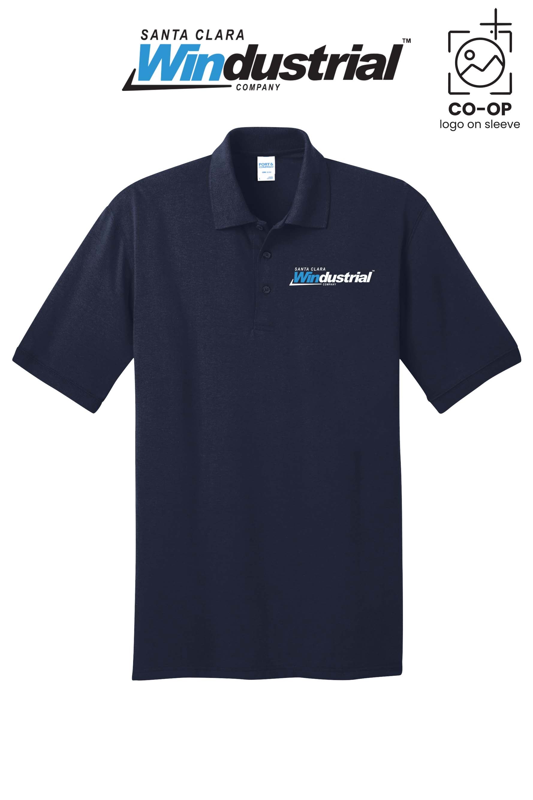 Port & Co™ Core Blend Jersey Knit Polo - Santa Clara Windustrial
