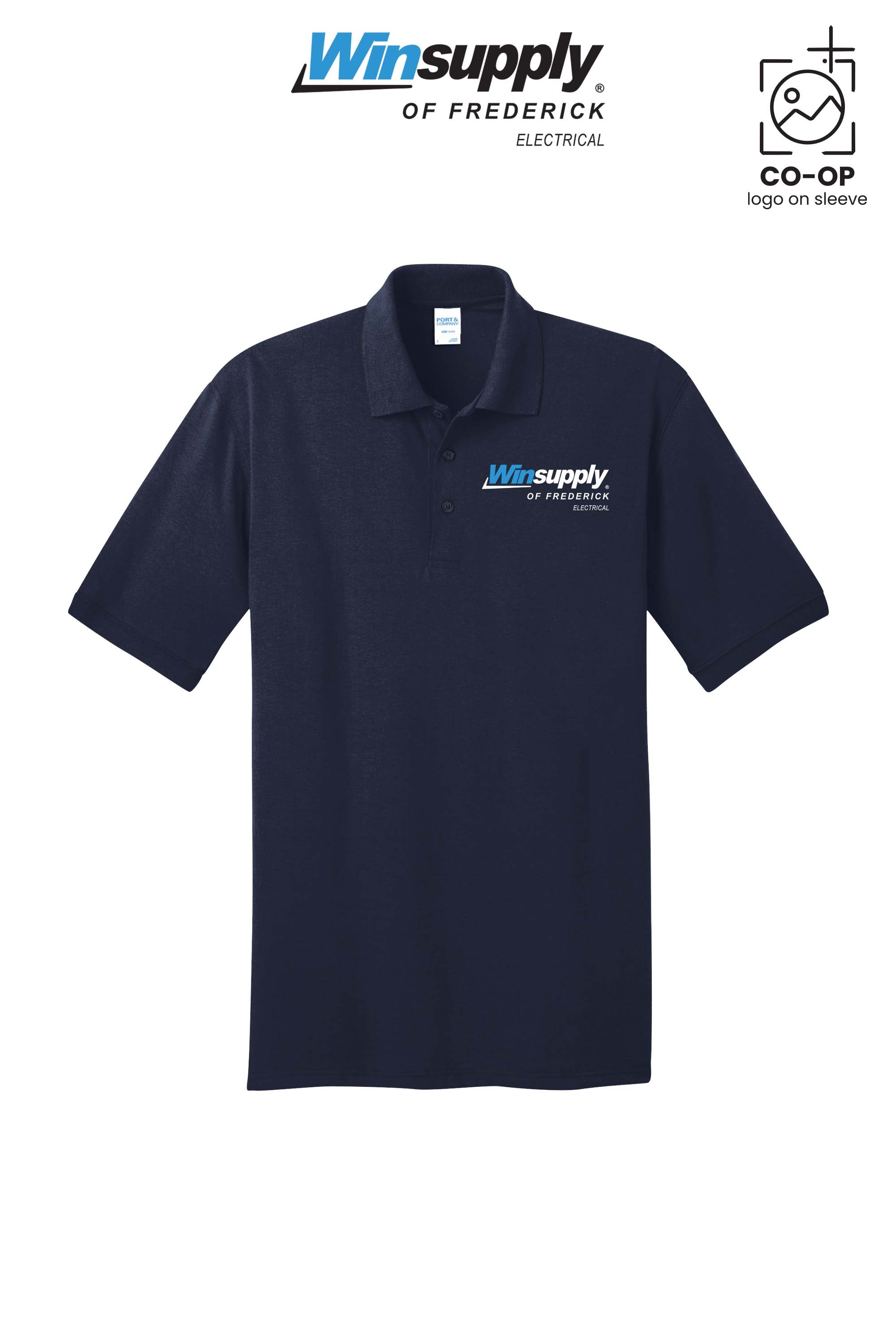 Port & Co™ Core Blend Jersey Knit Polo - Winsupply of Frederick