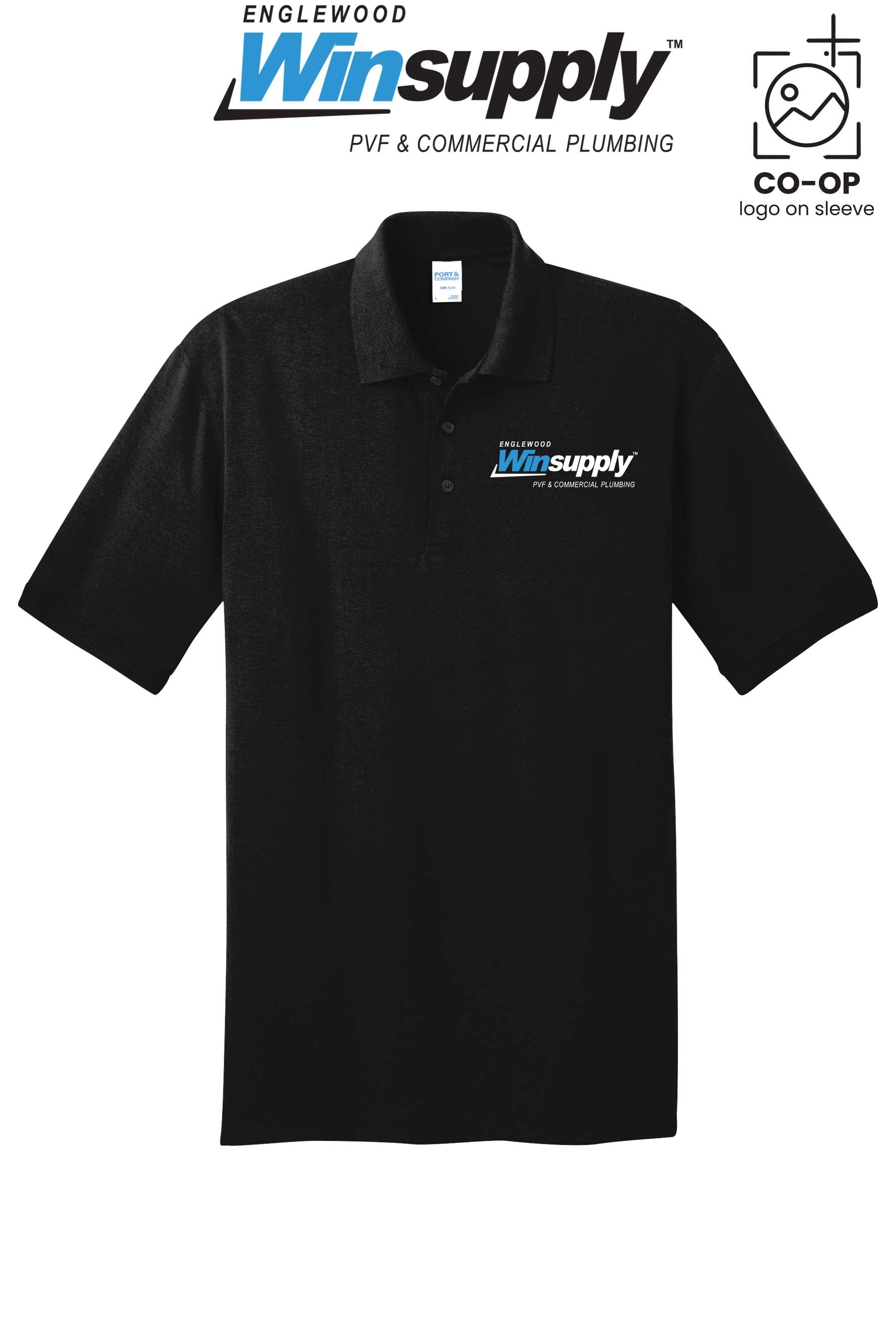 Port & Co™ Core Blend Jersey Knit Polo - Englewood Winsupply