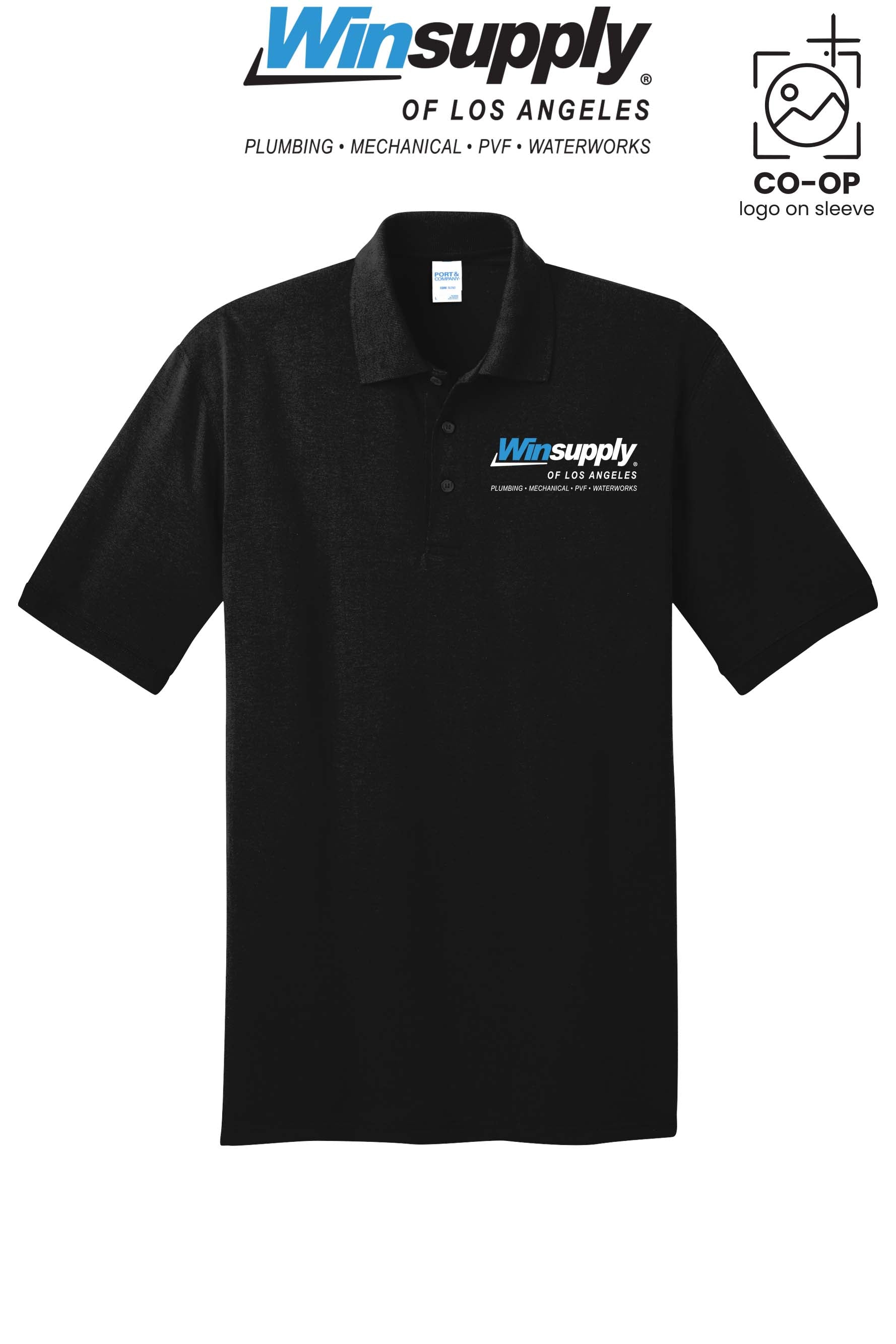 Port & Co™ Core Blend Jersey Knit Polo - Winsupply of Los Angeles