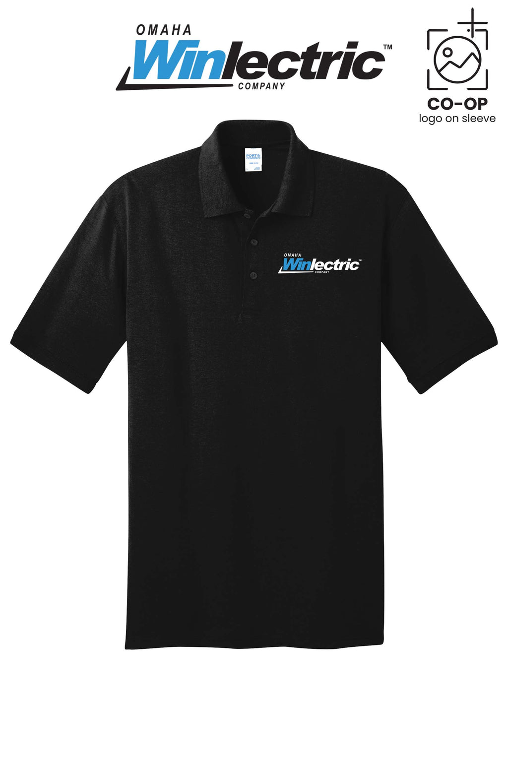 Port & Co™ Core Blend Jersey Knit Polo - Omaha Winlectric