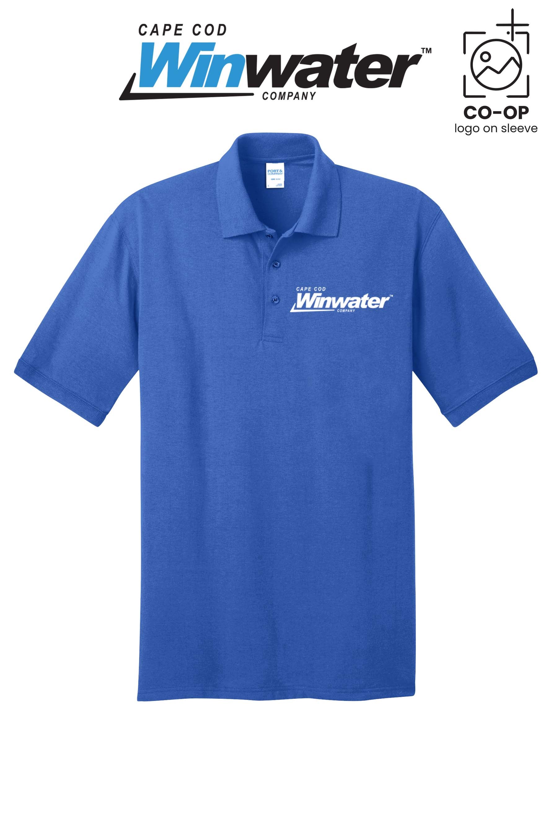 Port & Co™ Core Blend Jersey Knit Polo - Winwater Cape Cod