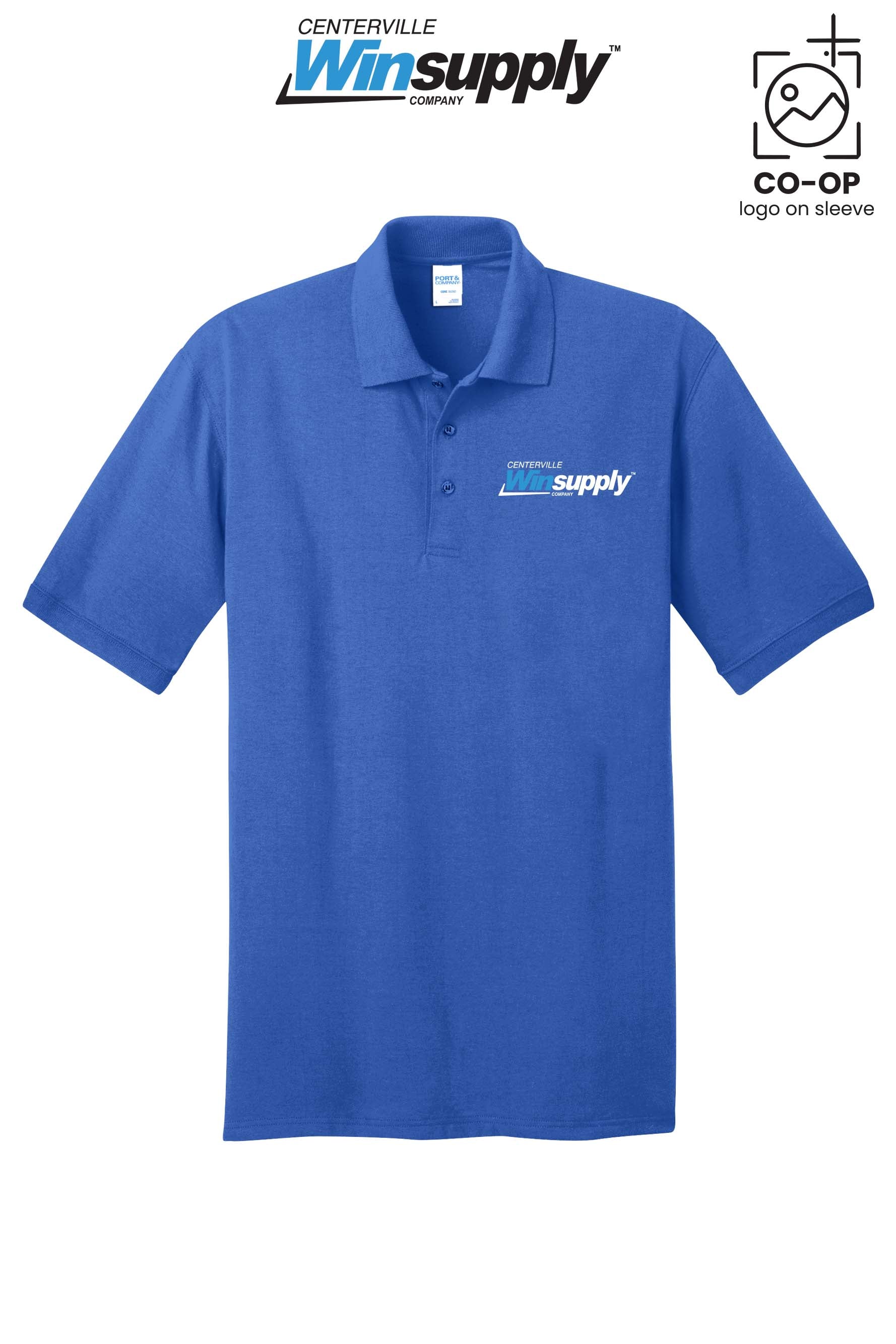 Port & Co™ Core Blend Jersey Knit Polo - Winsupply Centerville OH