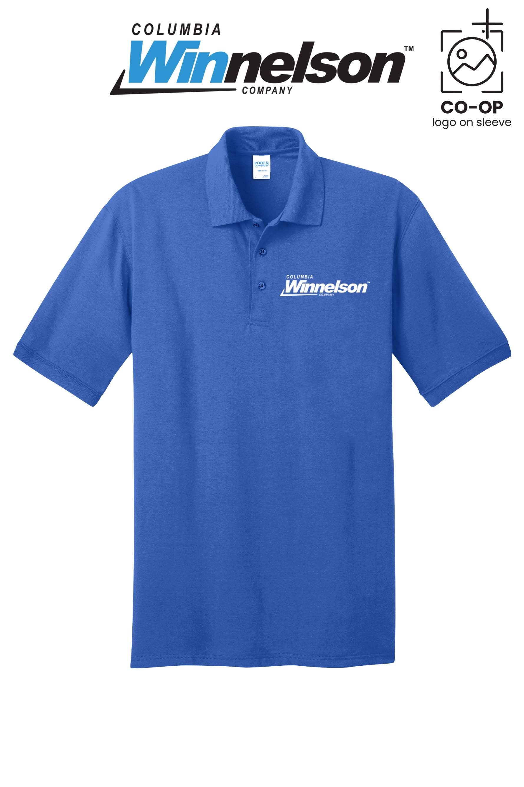 Port & Co™ Core Blend Jersey Knit Polo - Columbia MO Winnelson