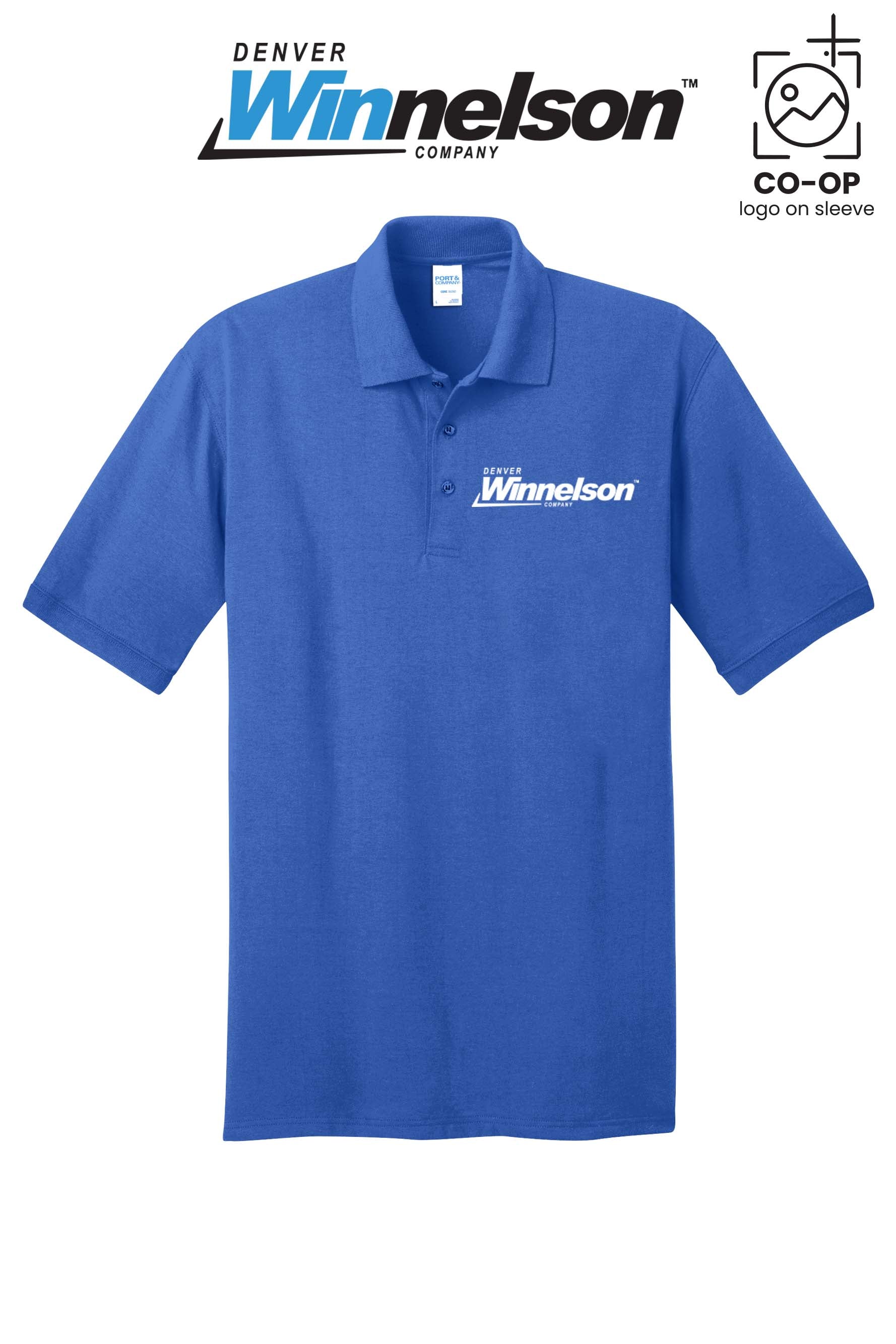 Port & Co™ Core Blend Jersey Knit Polo - Denver Winnelson
