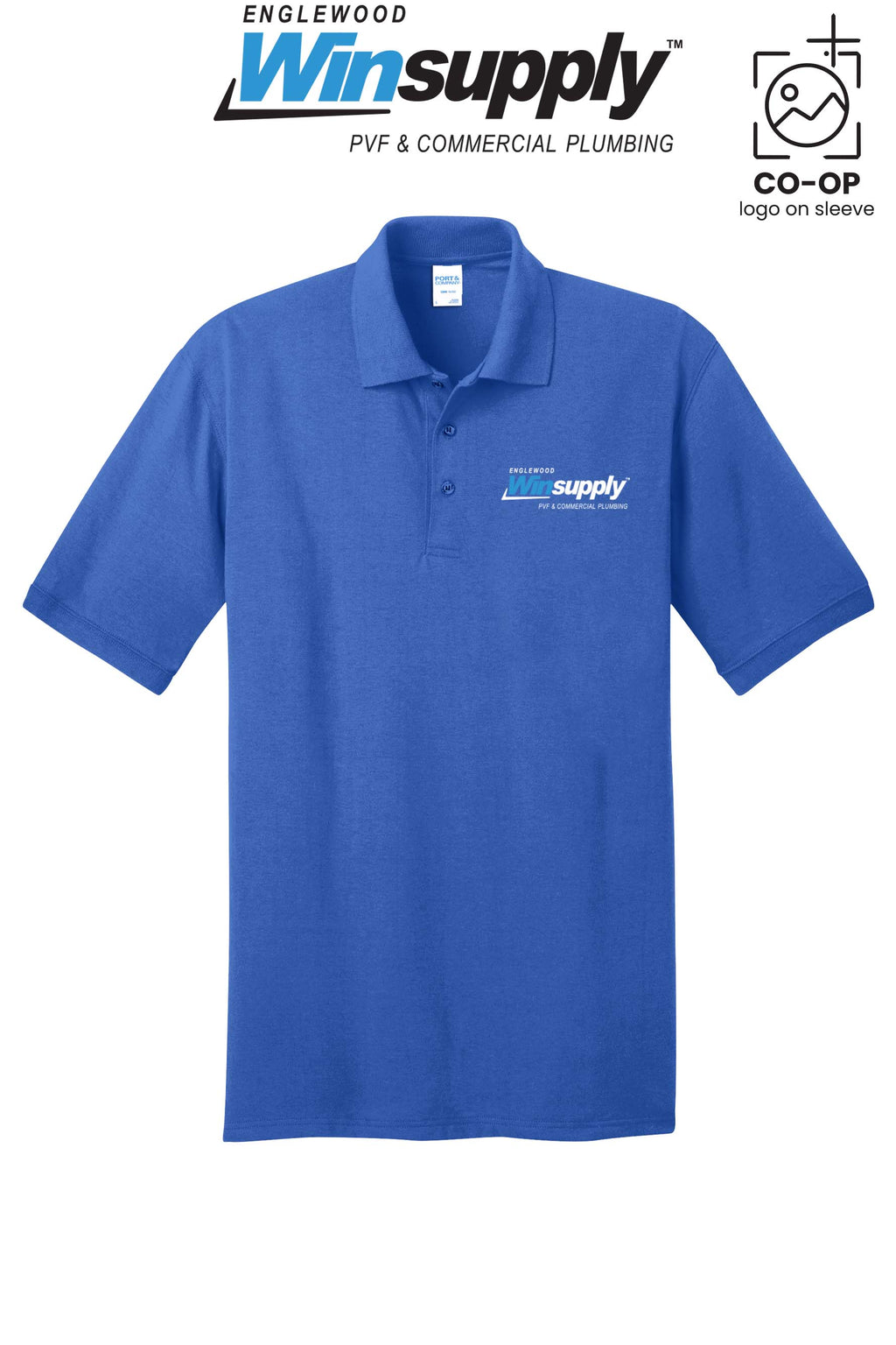 Port & Co™ Core Blend Jersey Knit Polo - Englewood Winsupply