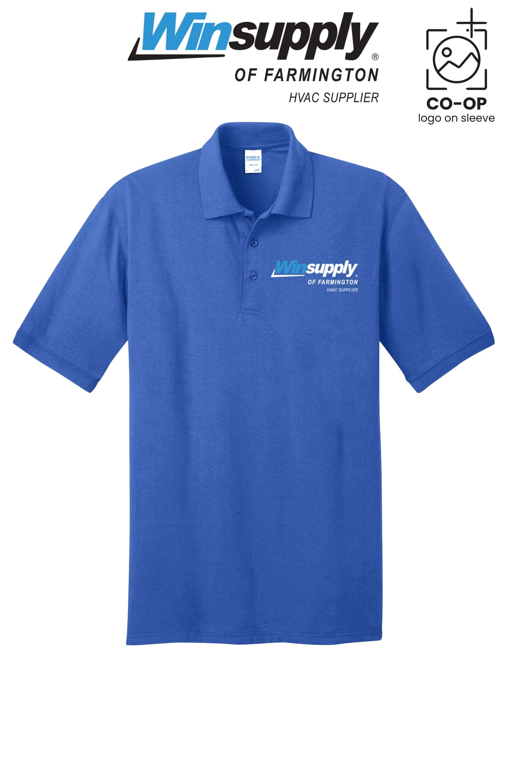 Port & Co™ Core Blend Jersey Knit Polo - Winsupply of Farmington